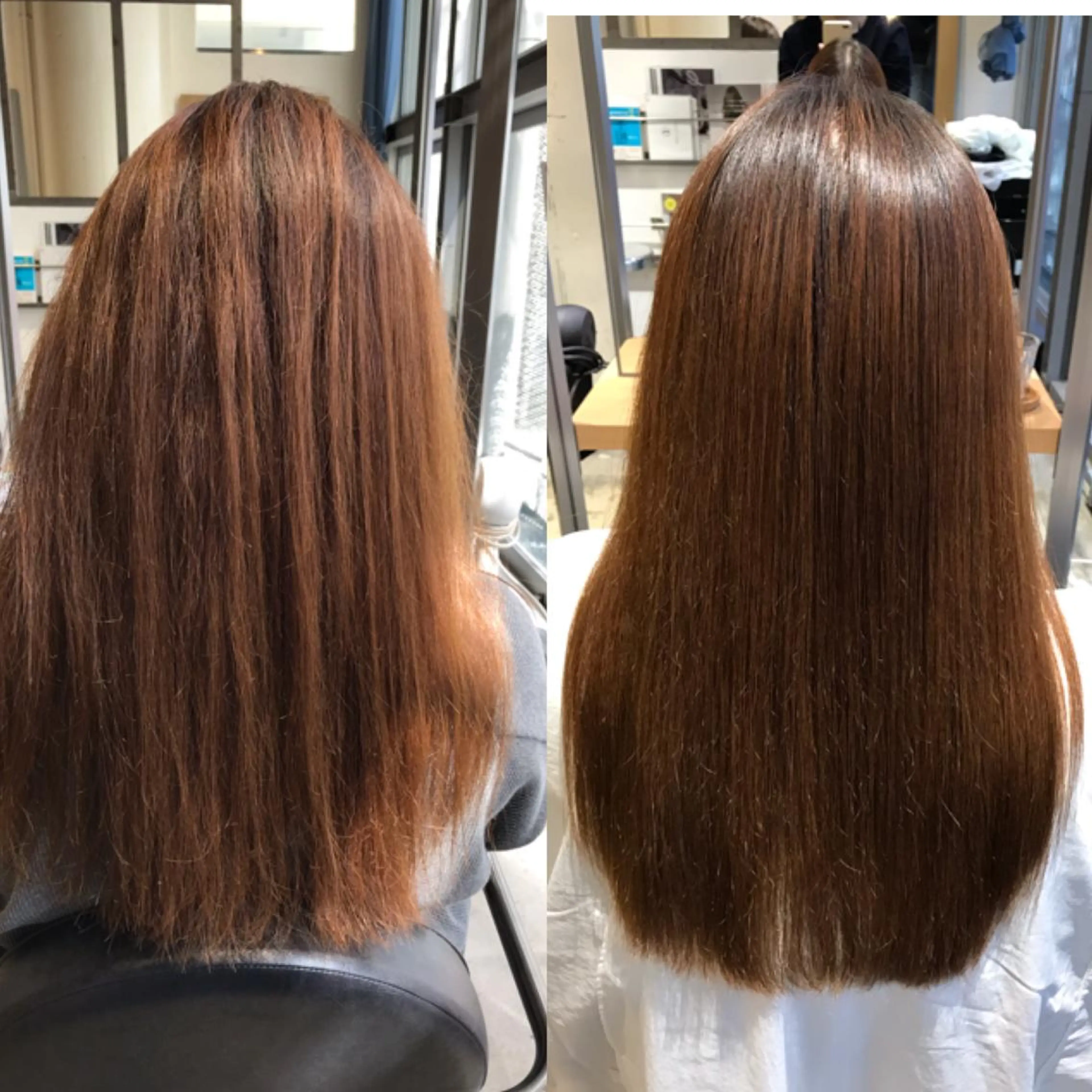 セミロング パーマ 濱岡 恭子のヘアスタイル