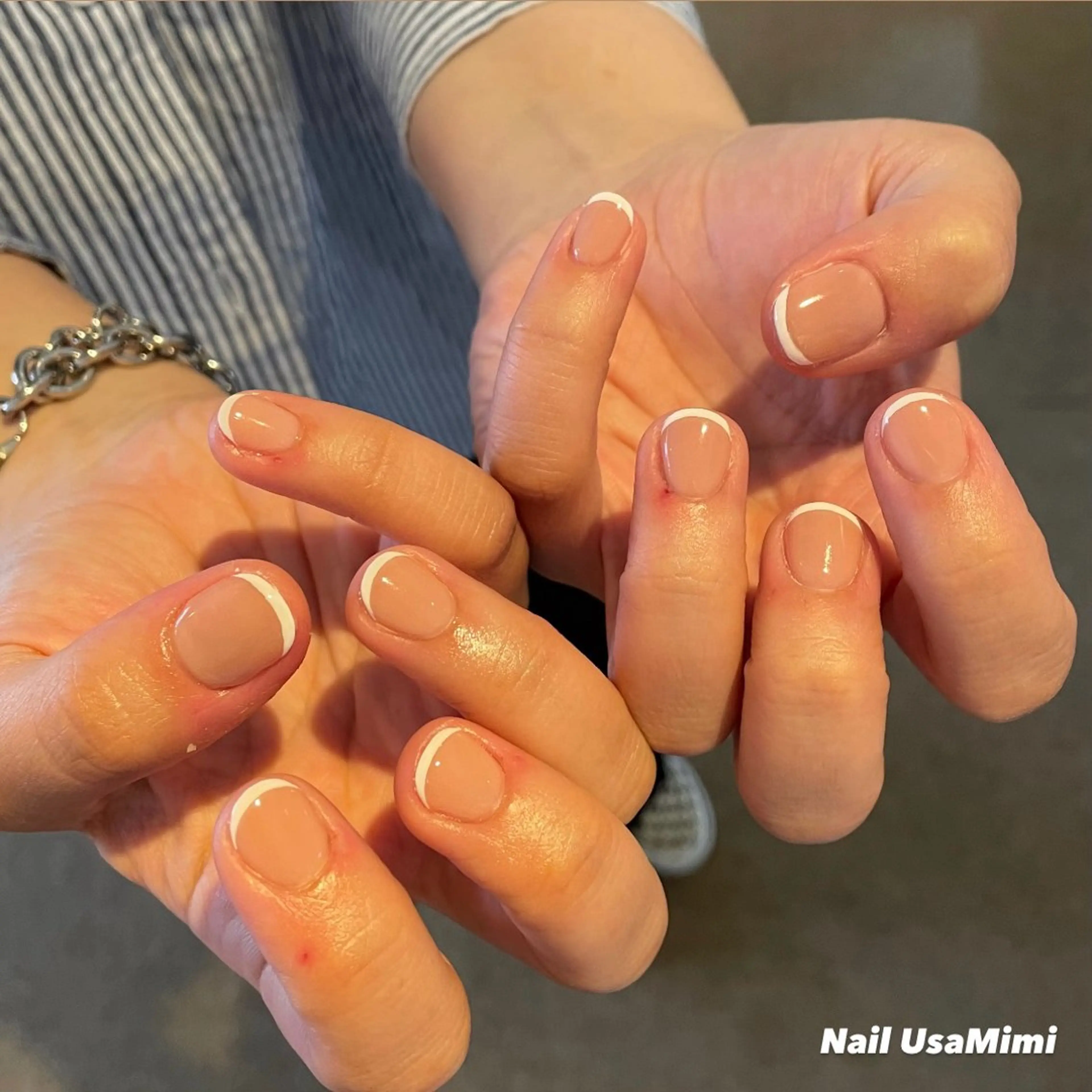 ネイル フレンチネイル ハンドネイル NAIL DOT STUDIO堺筋本町のネイルデザイン