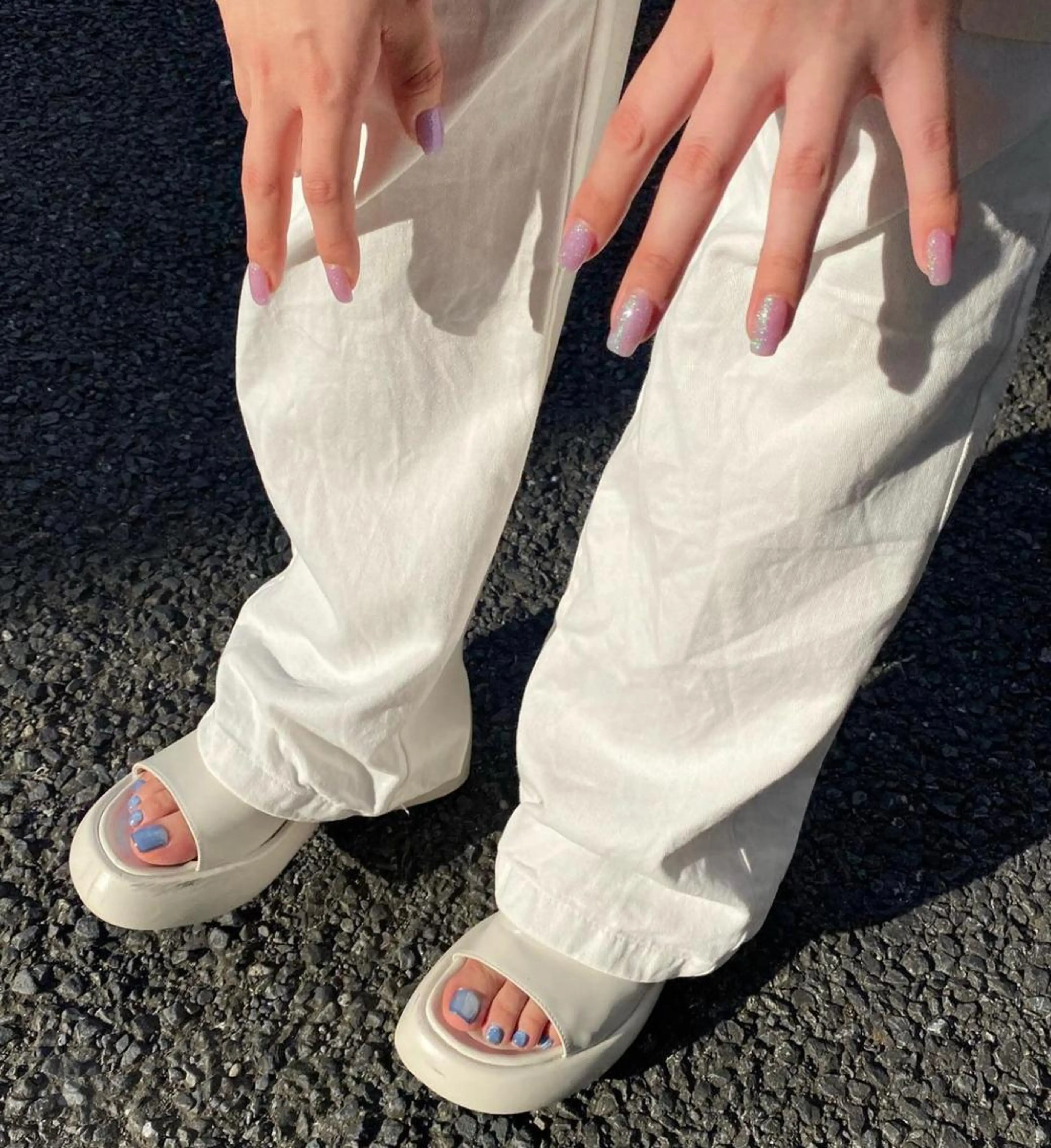 ネイル フットネイル マグネットネイル 持ち込み ワンカラーネイル Charme. NOBUKOのネイルデザイン