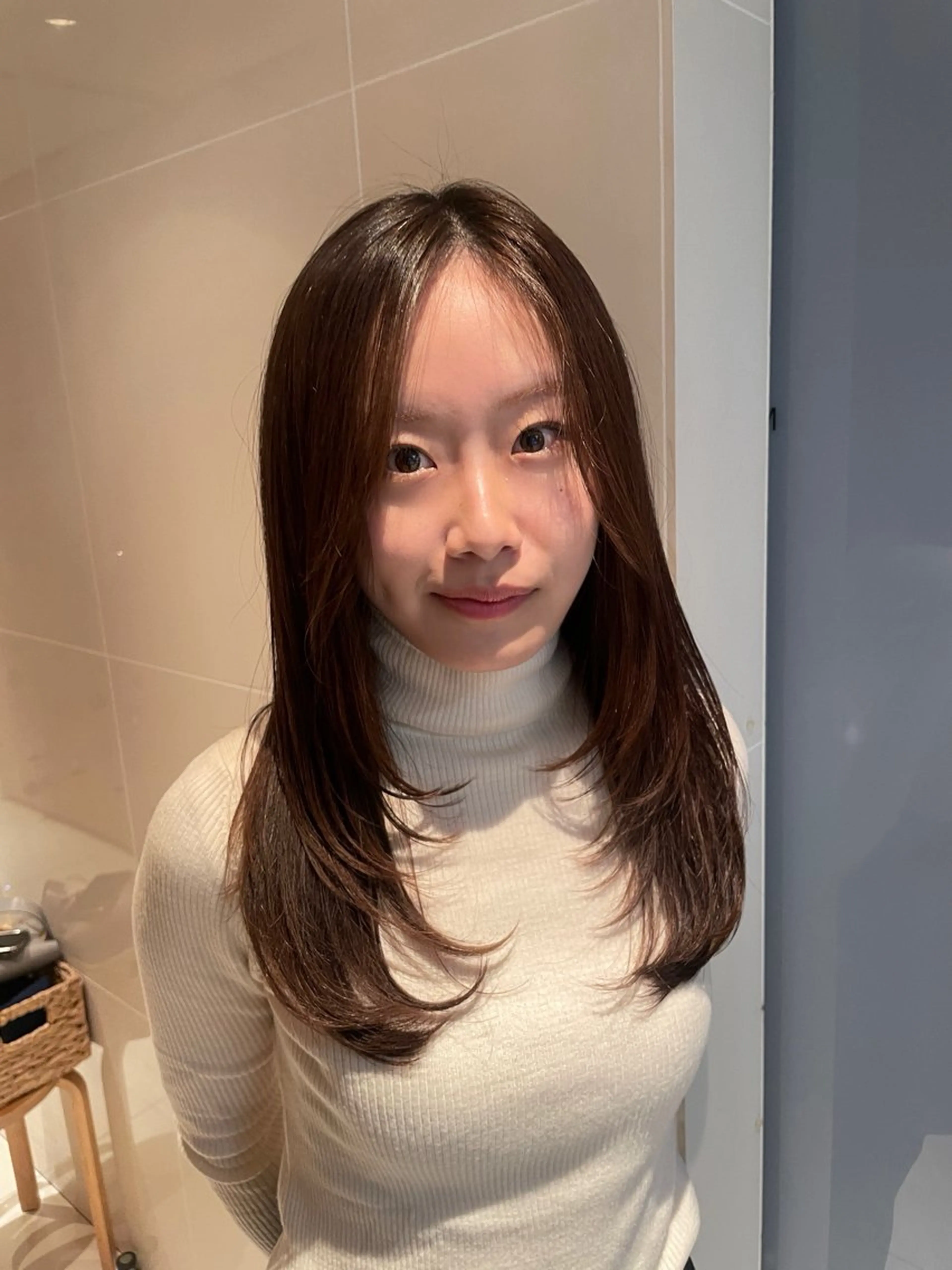 ロング カット 縮毛矯正/レイヤー 🌙児玉光瑠のヘアスタイル