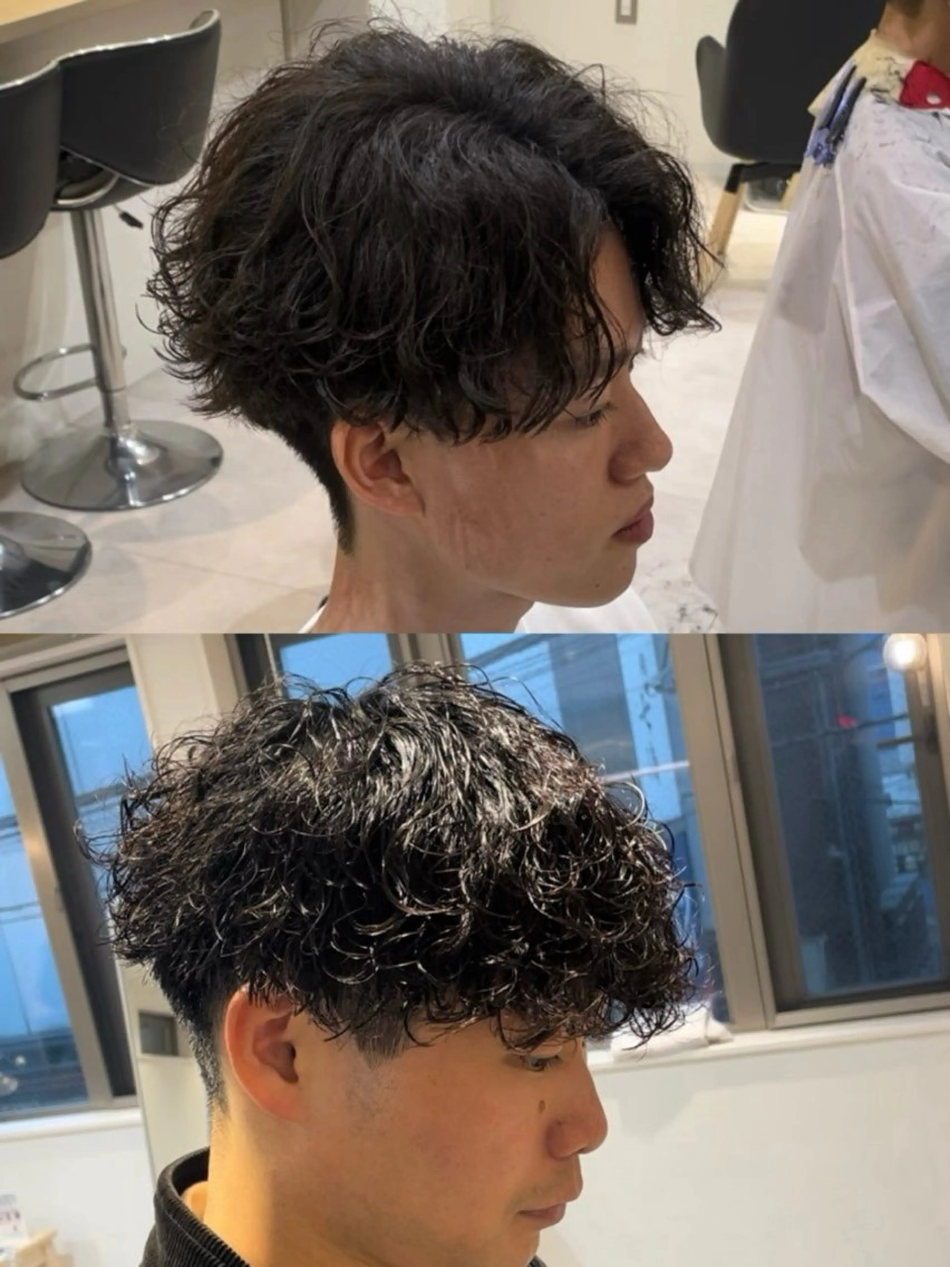 ショート パーマ メンズ メンズパーマ美容師 りゅうせいのヘアスタイル