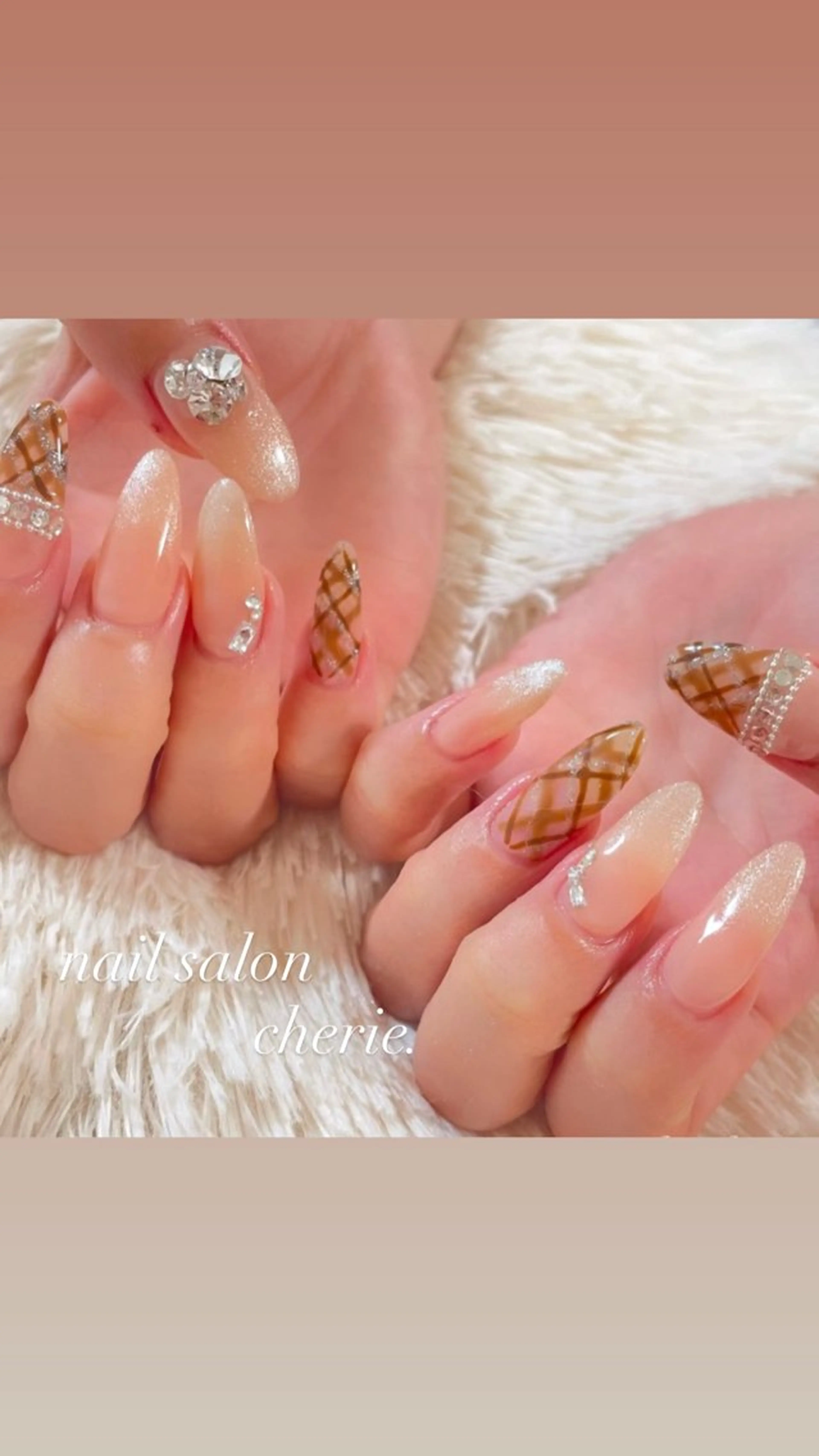 ネイル マグネットネイル ハンドネイル nail salon cherieのネイルデザイン