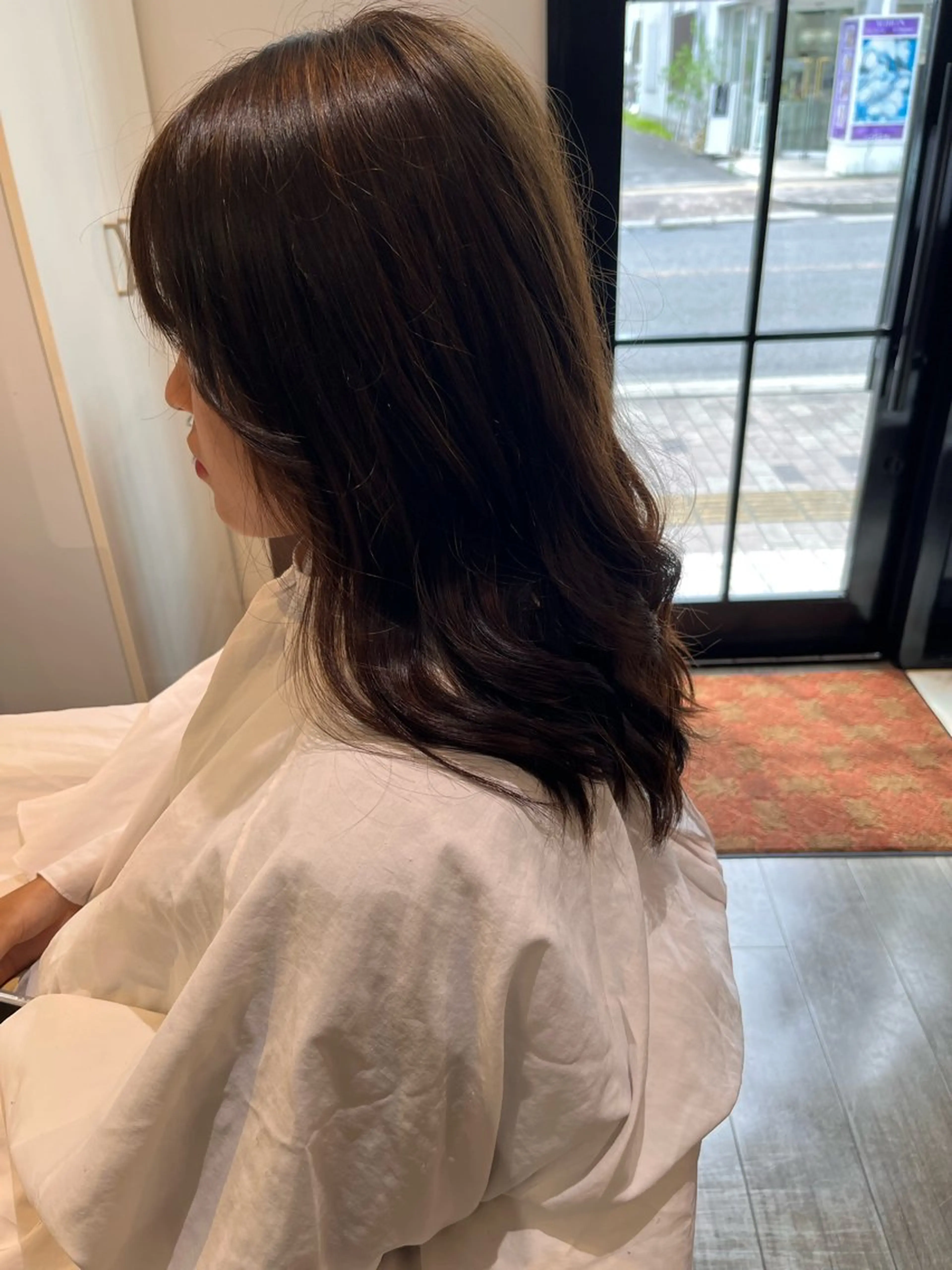 ロング 福本 好子のヘアスタイル