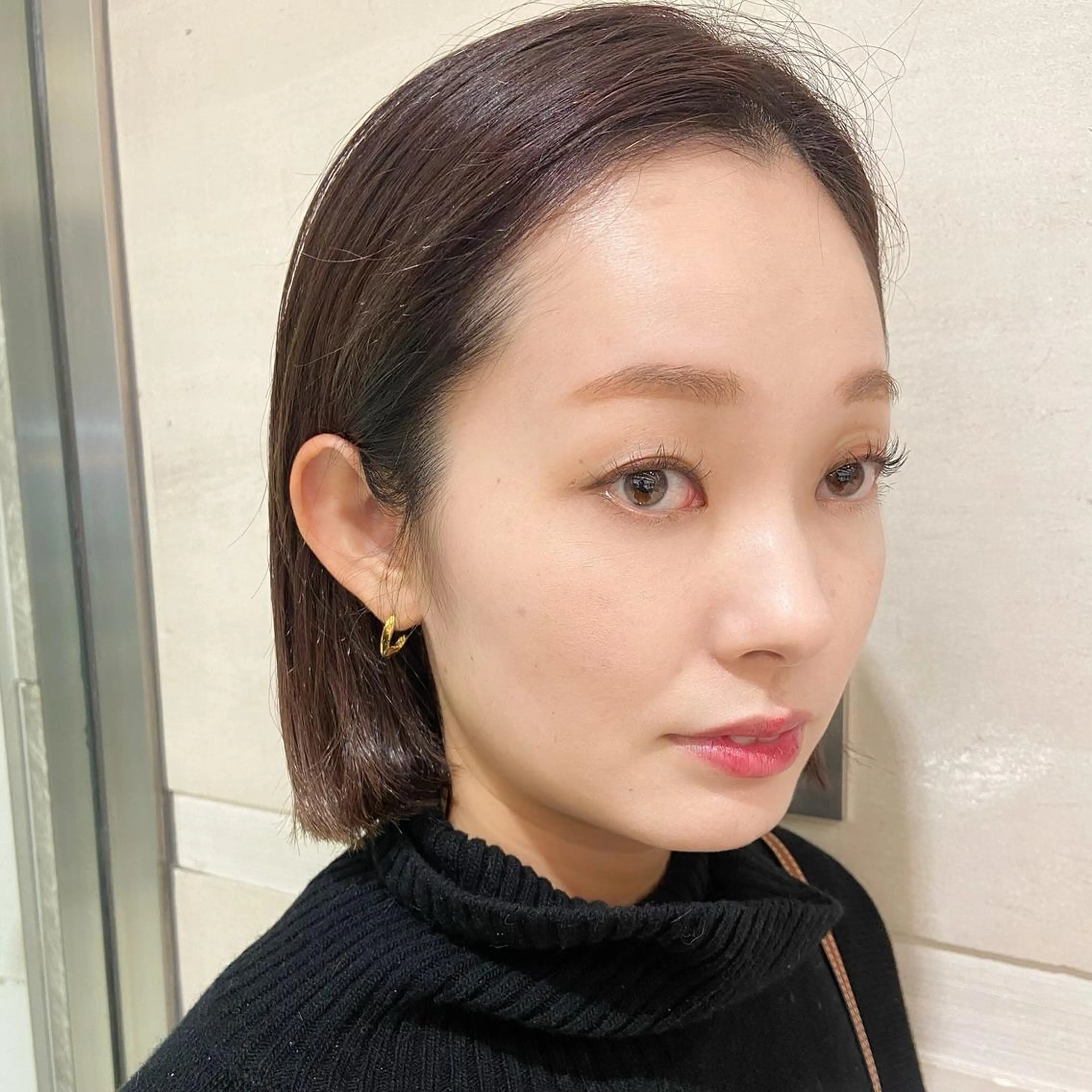 ショート カラー ボブ パーマ/レイヤー/ ボブ/豊浦翔太のヘアスタイル