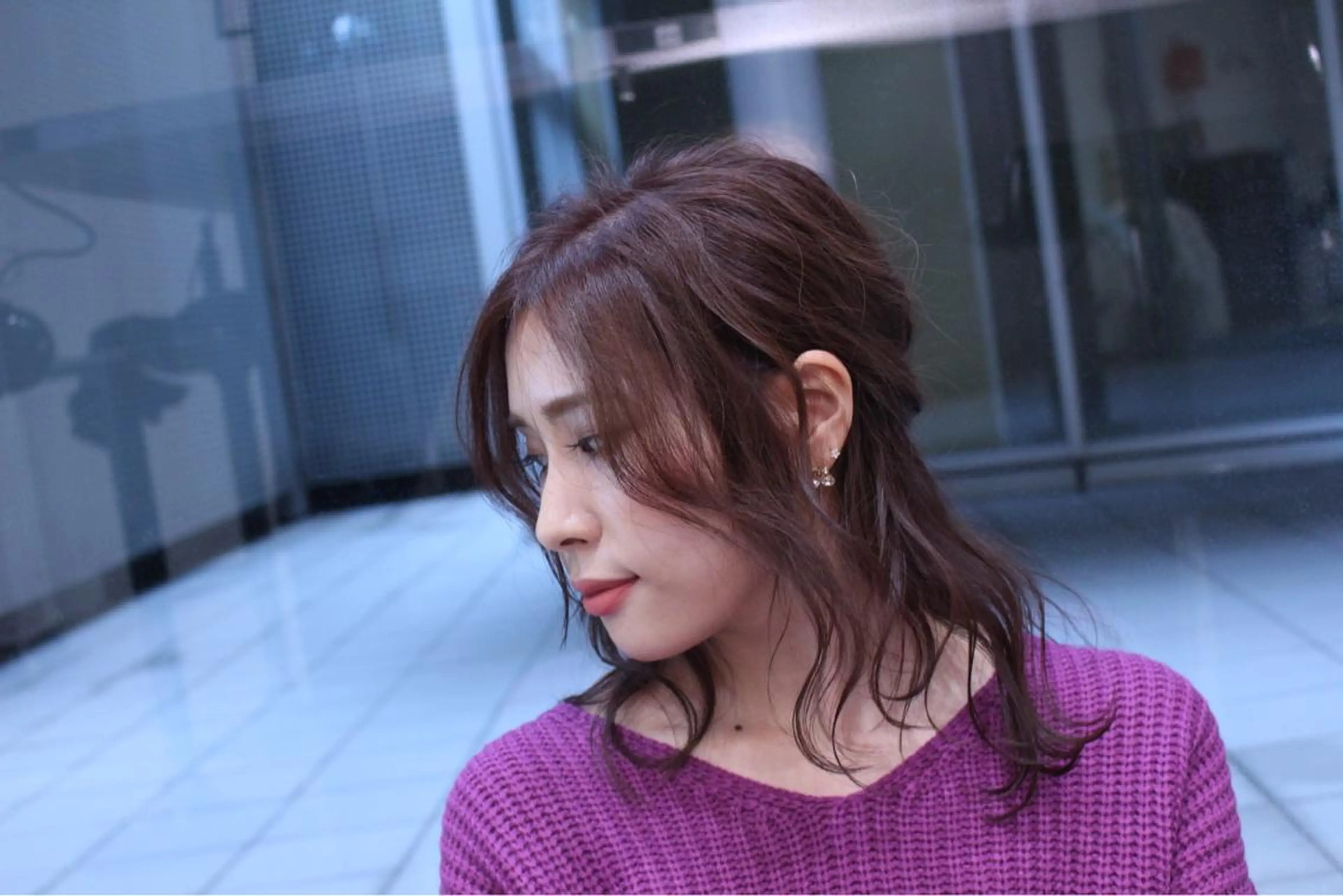 ミディアム ☕️ベージュカラー 内藤光哉☕️のヘアスタイル