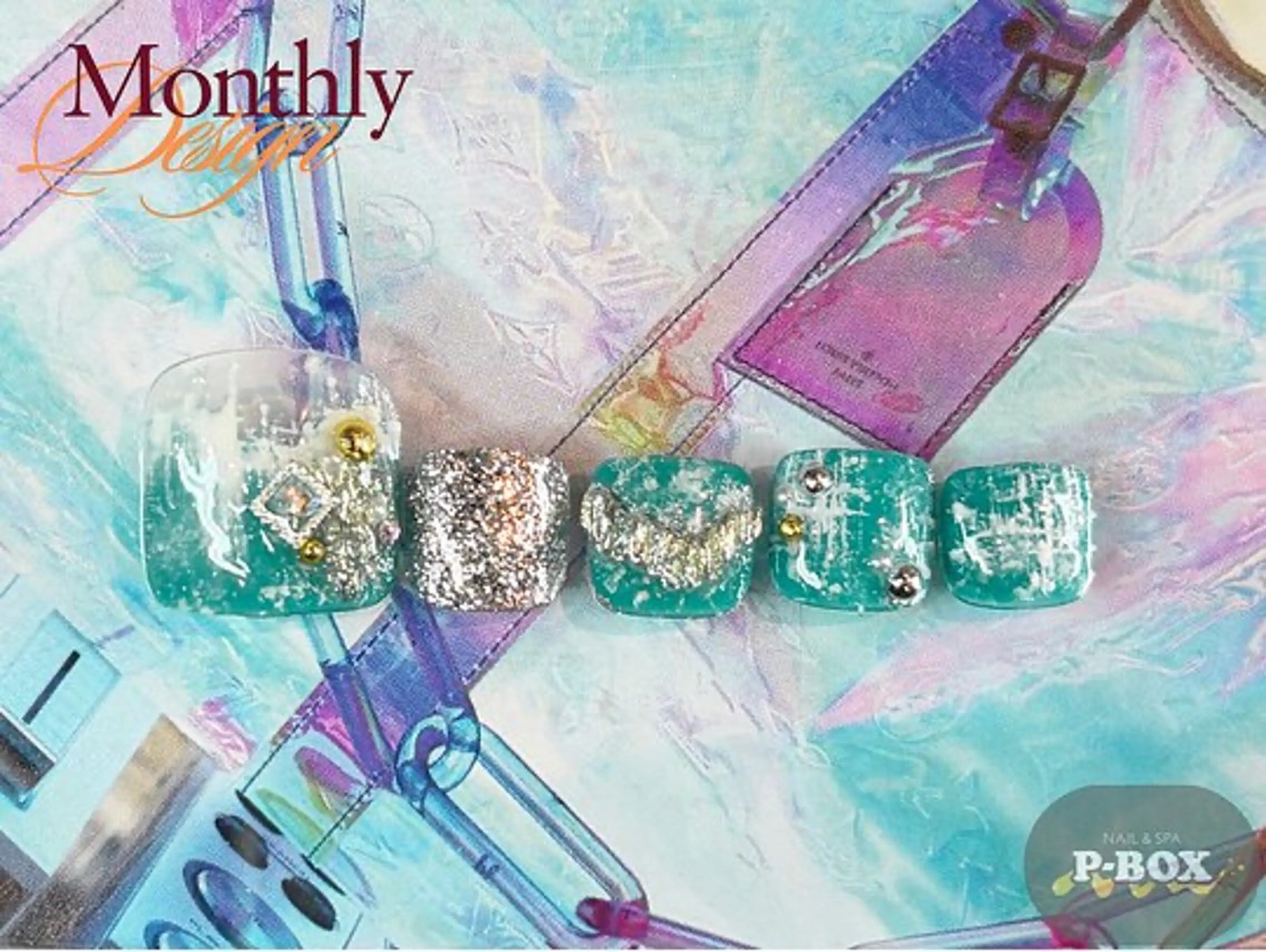 ネイル フットネイル NAIL P-BOX .HACHIのネイルデザイン
