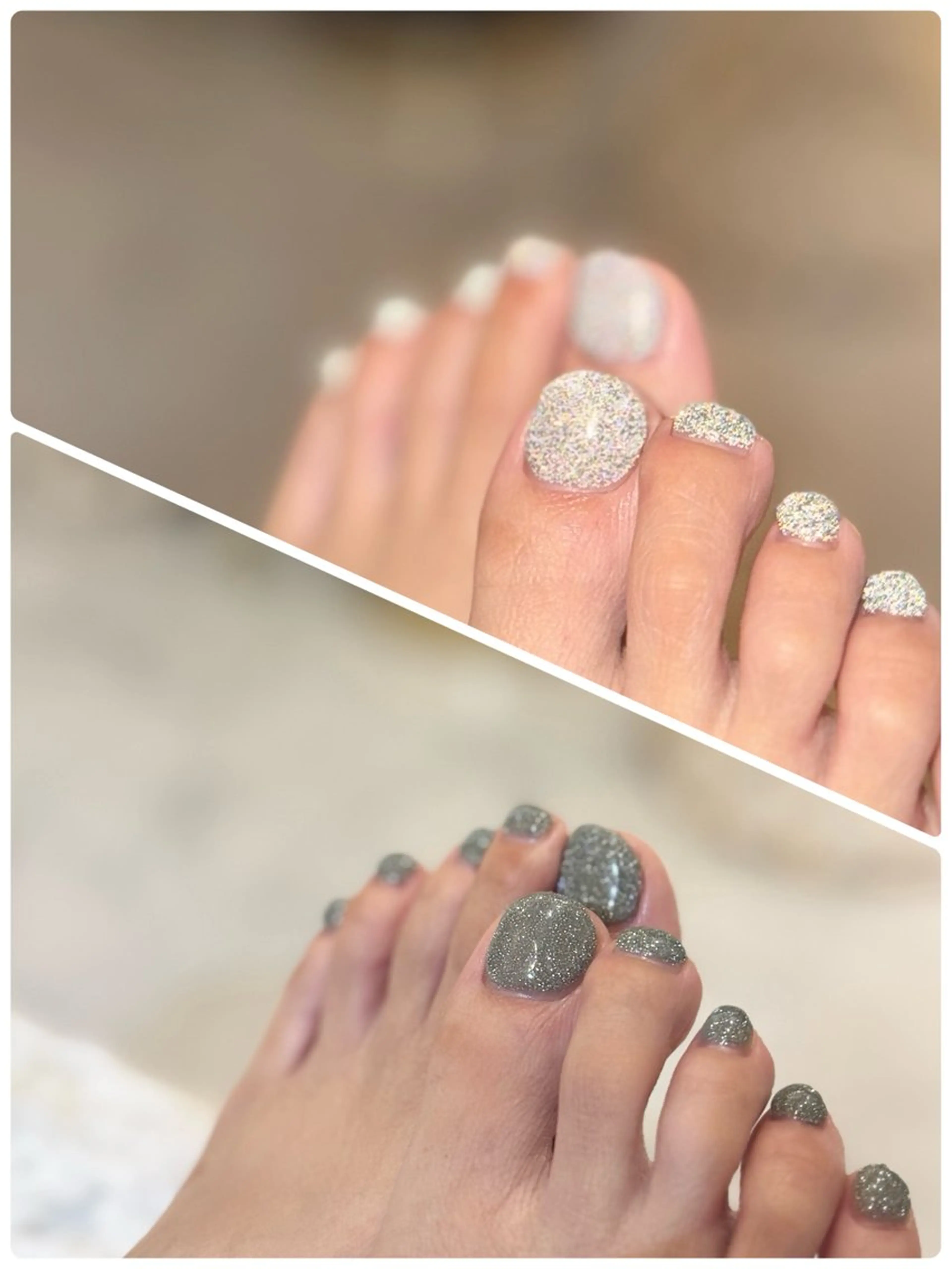 ネイル フラッシュネイル フットネイル ジェルネイル グリーン メンズネイル フットネイル MIMnail メンズネイリストのネイルデザイン
