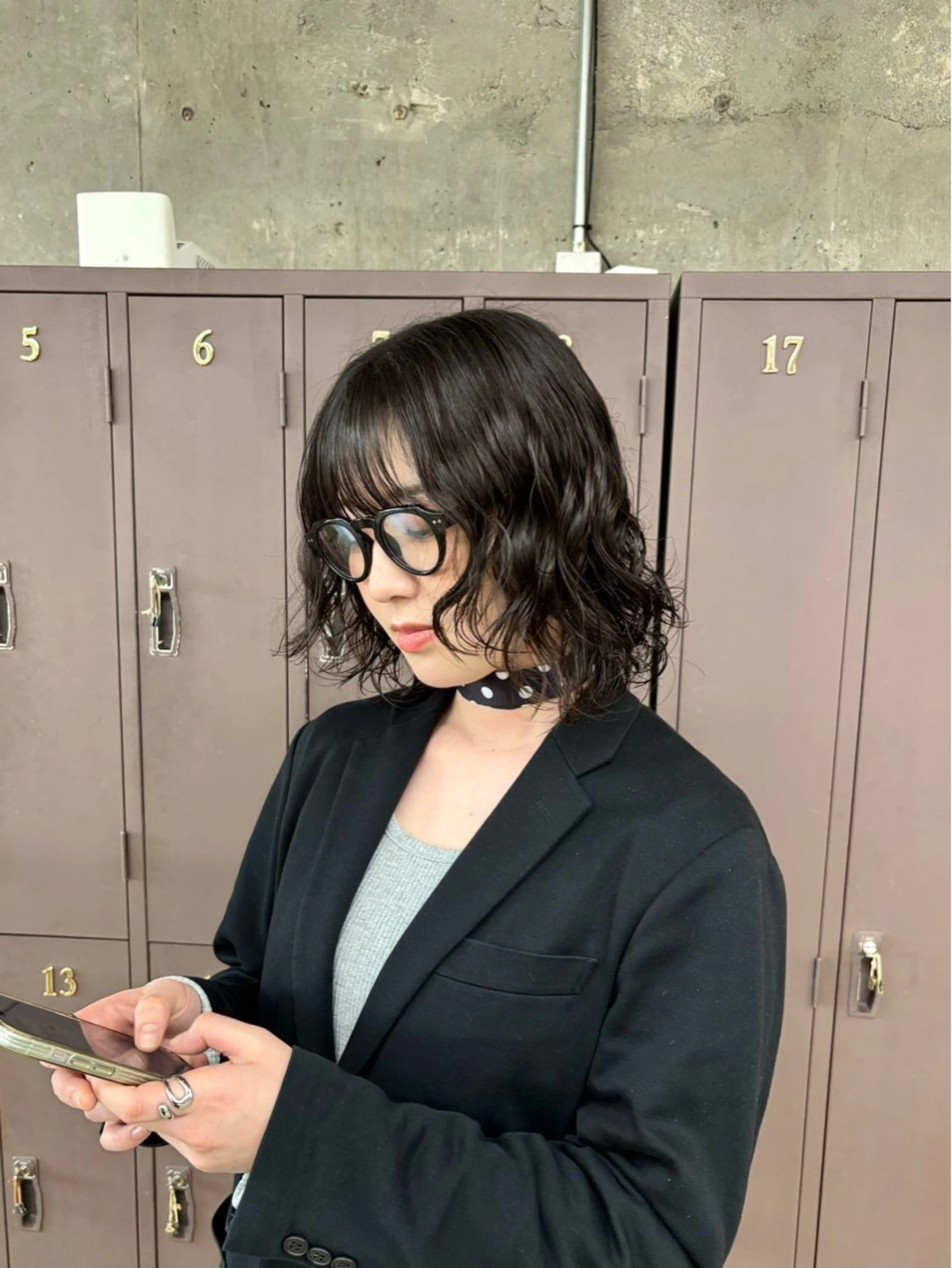 パーマ パーマ 宮崎 わか菜/透明感カラーのヘアスタイル