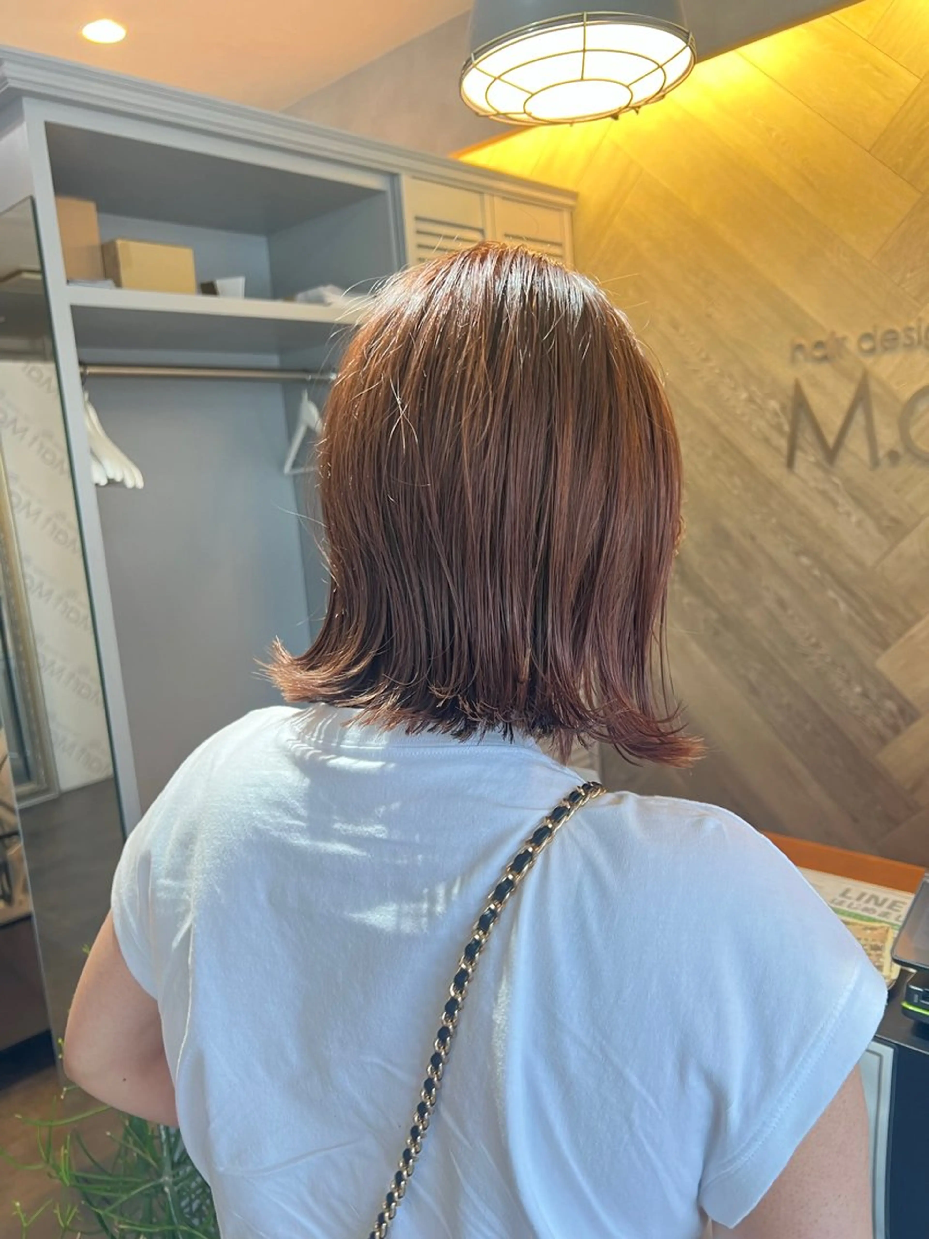 ミディアム カット ヘアカラー トリートメント 川村 綾のヘアスタイル