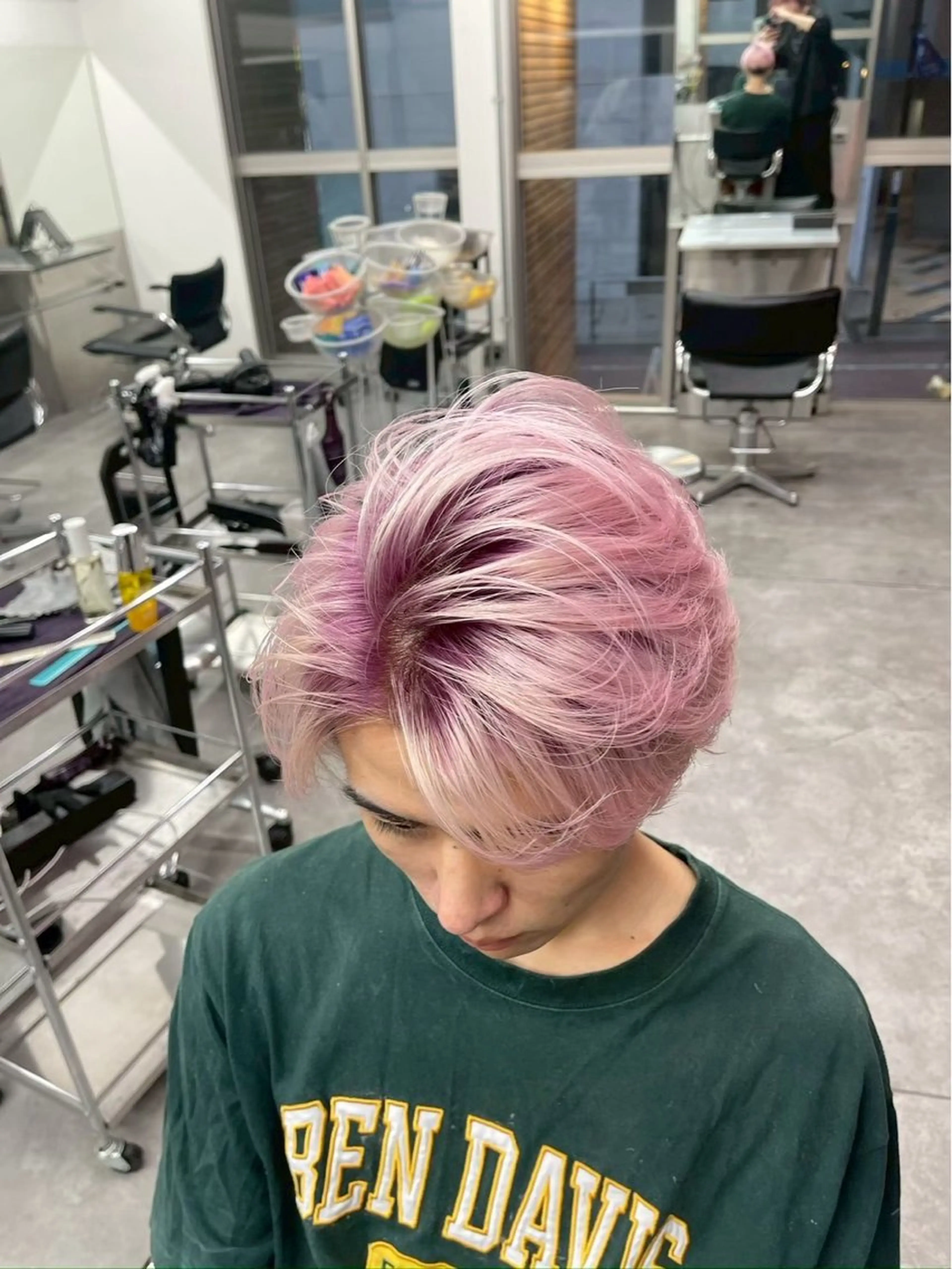 カラー メンズ メンズカット/ ハイトーン/琉輝のヘアスタイル