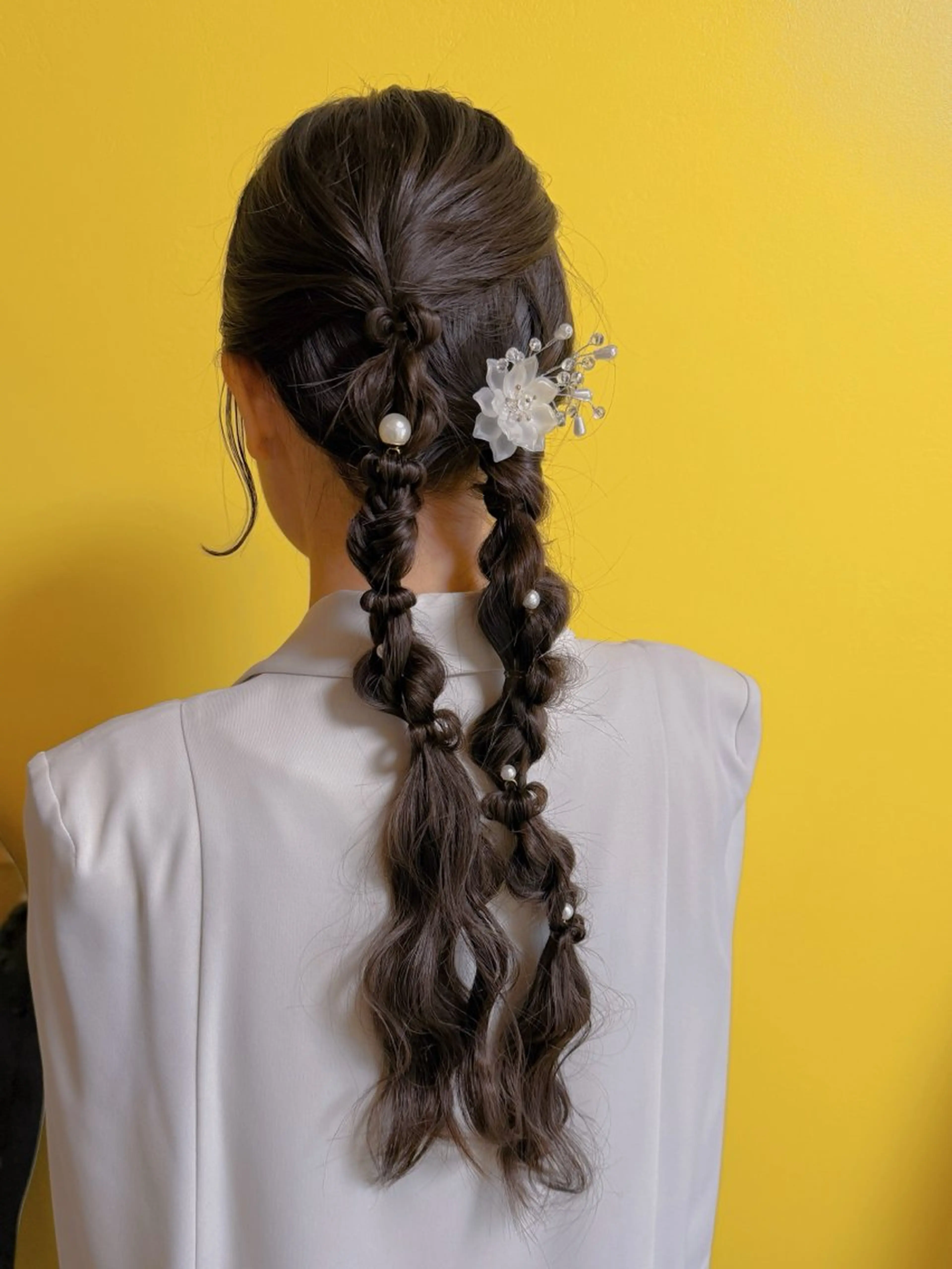 ロング ヘアアレンジ 仲村 真里奈のヘアスタイル