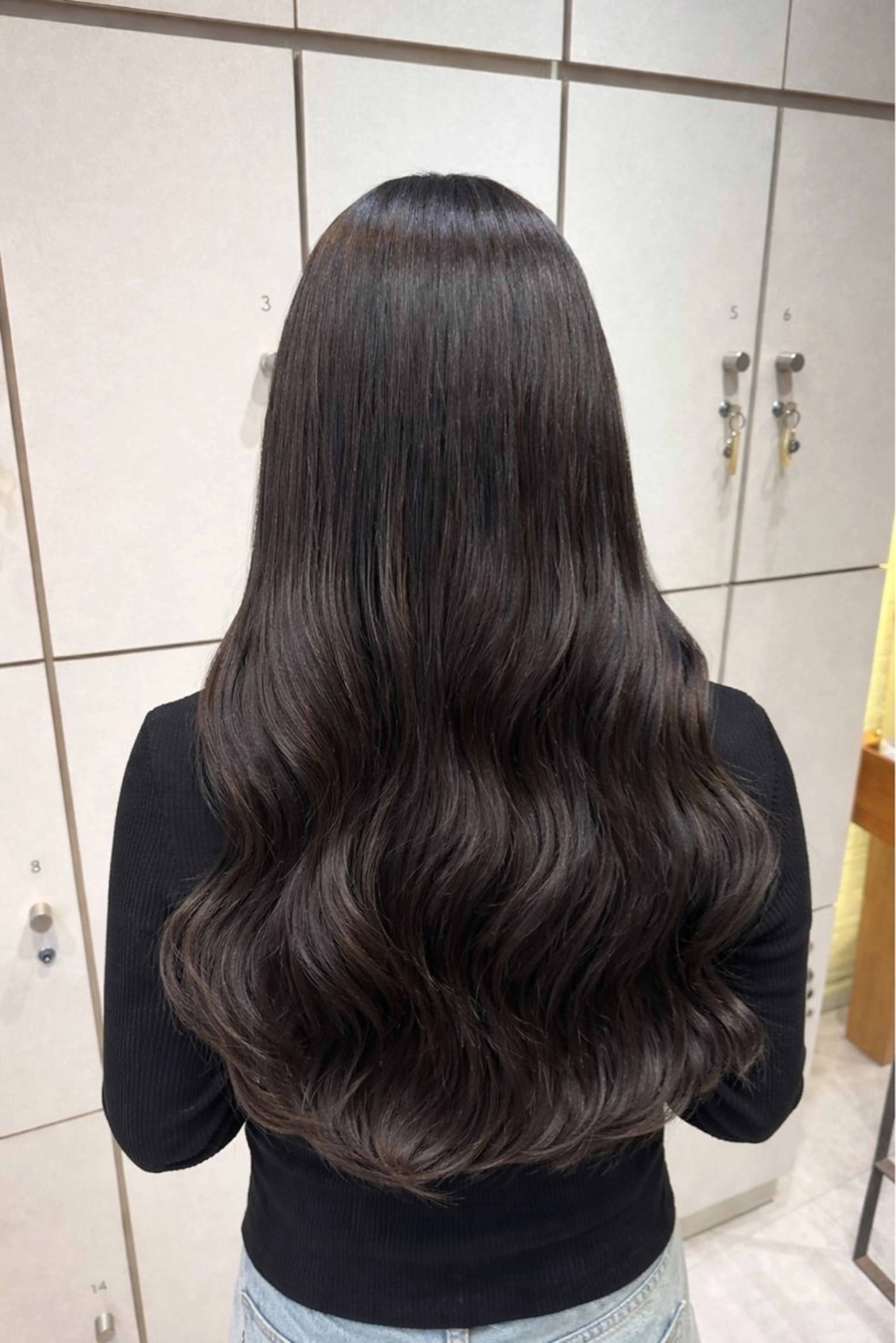 ロング カット ヘアカラー トリートメント 美髪矯正/渡辺 りんのヘアスタイル