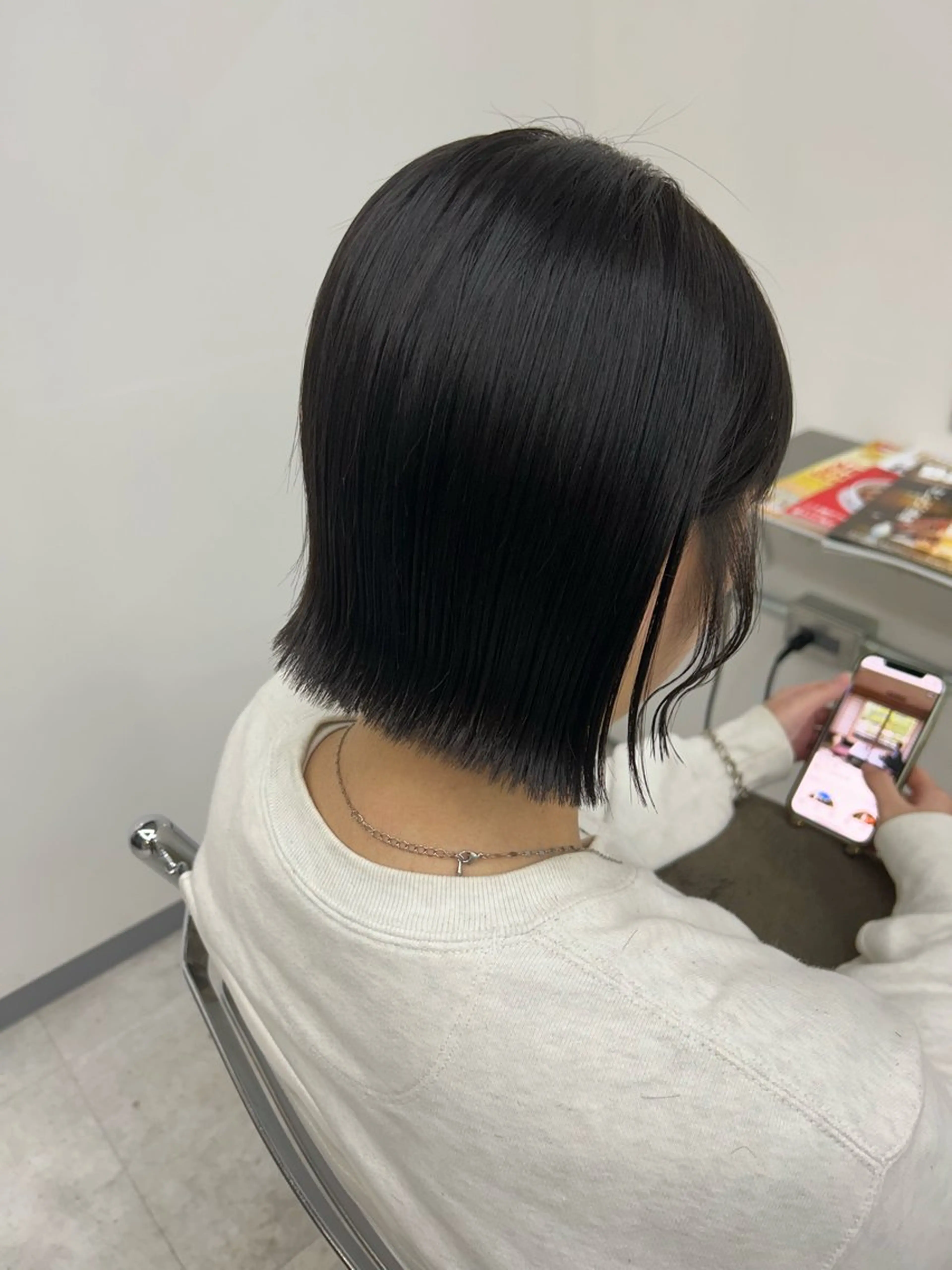 レディースカット＋ワンカラーの写真