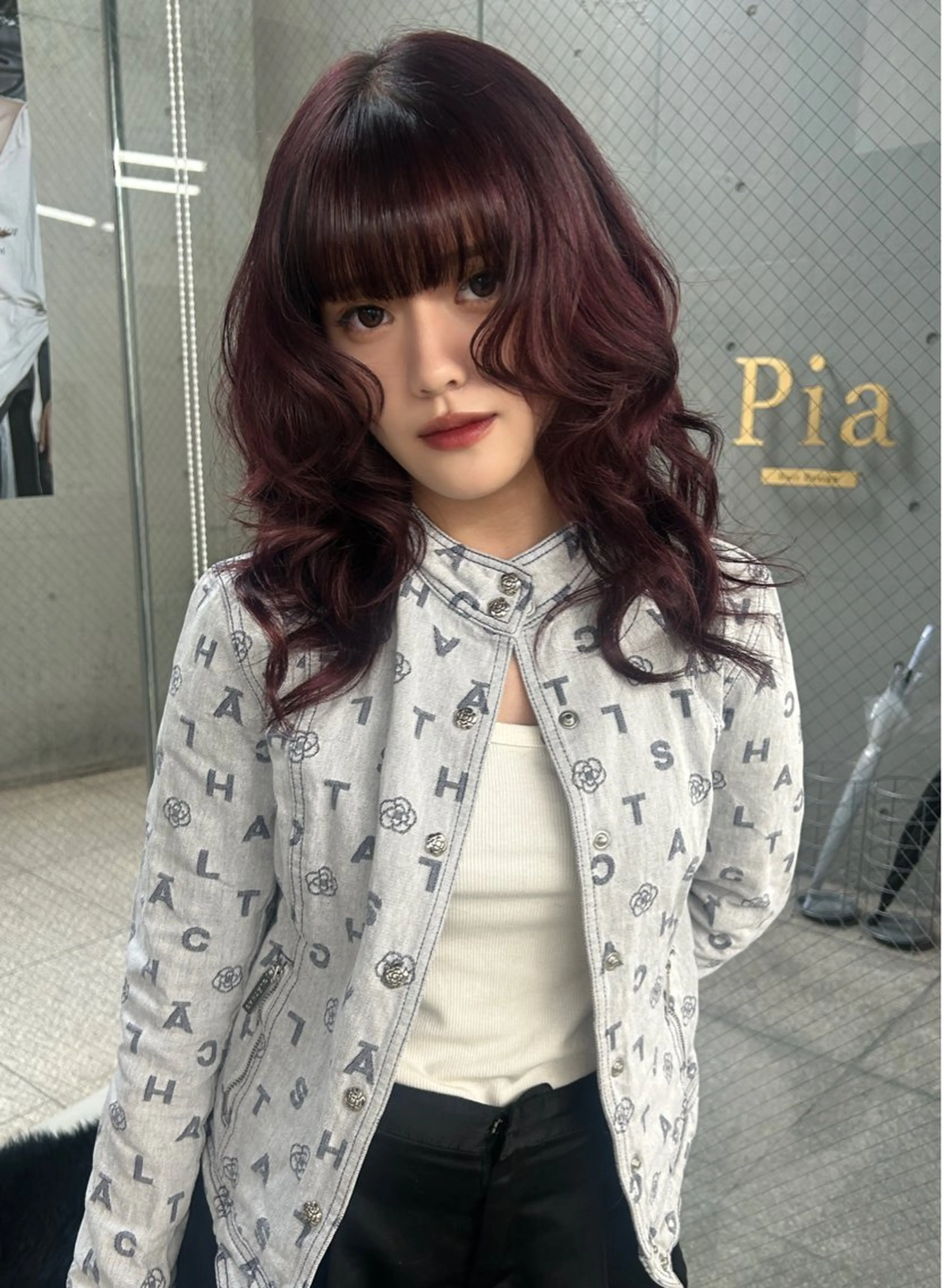 【⠀U25  】透明感one color ＋milbon treatmentの写真