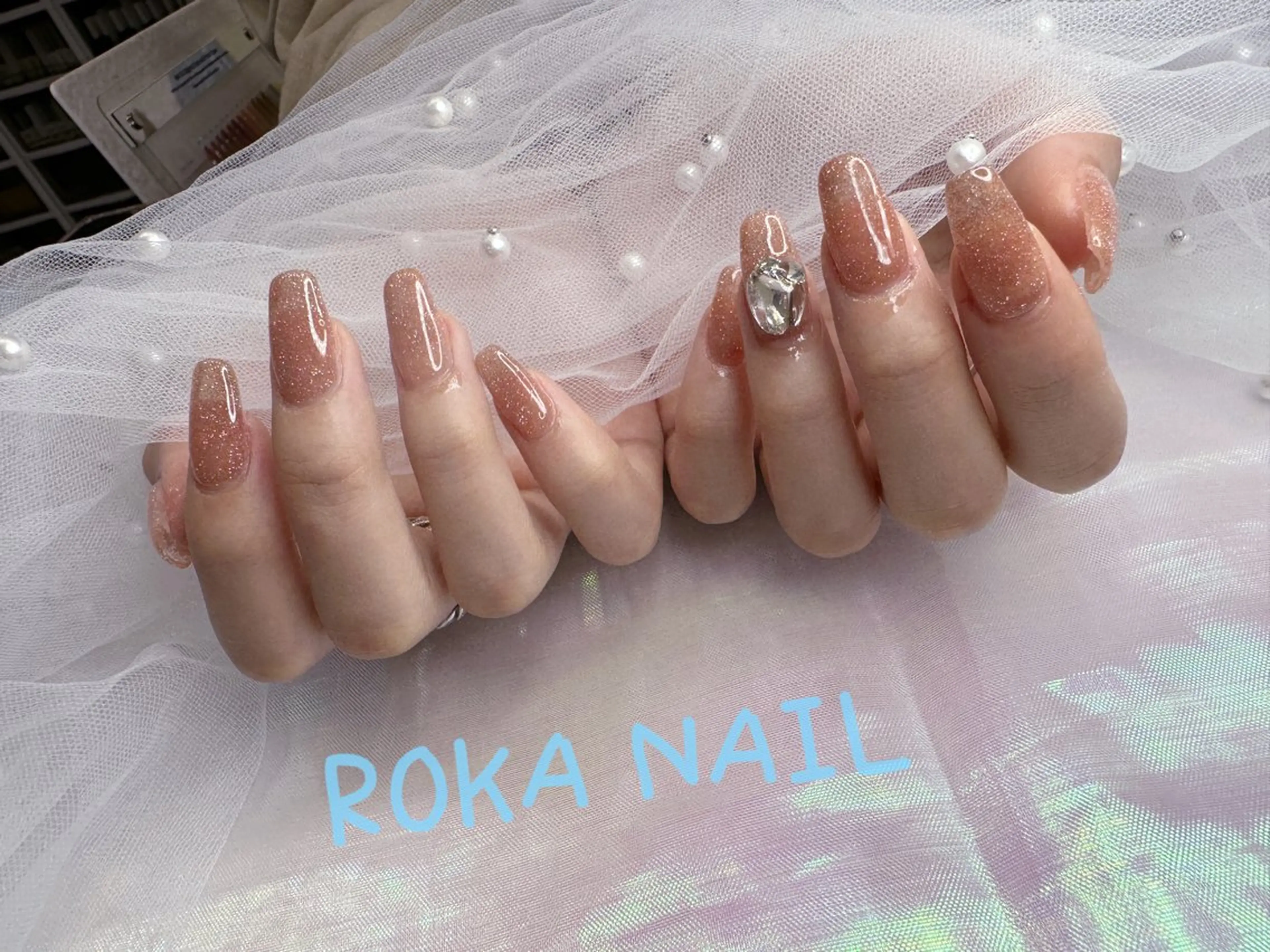 ネイル ハンドネイル 長さだし専門店 ROKANAILのネイルデザイン