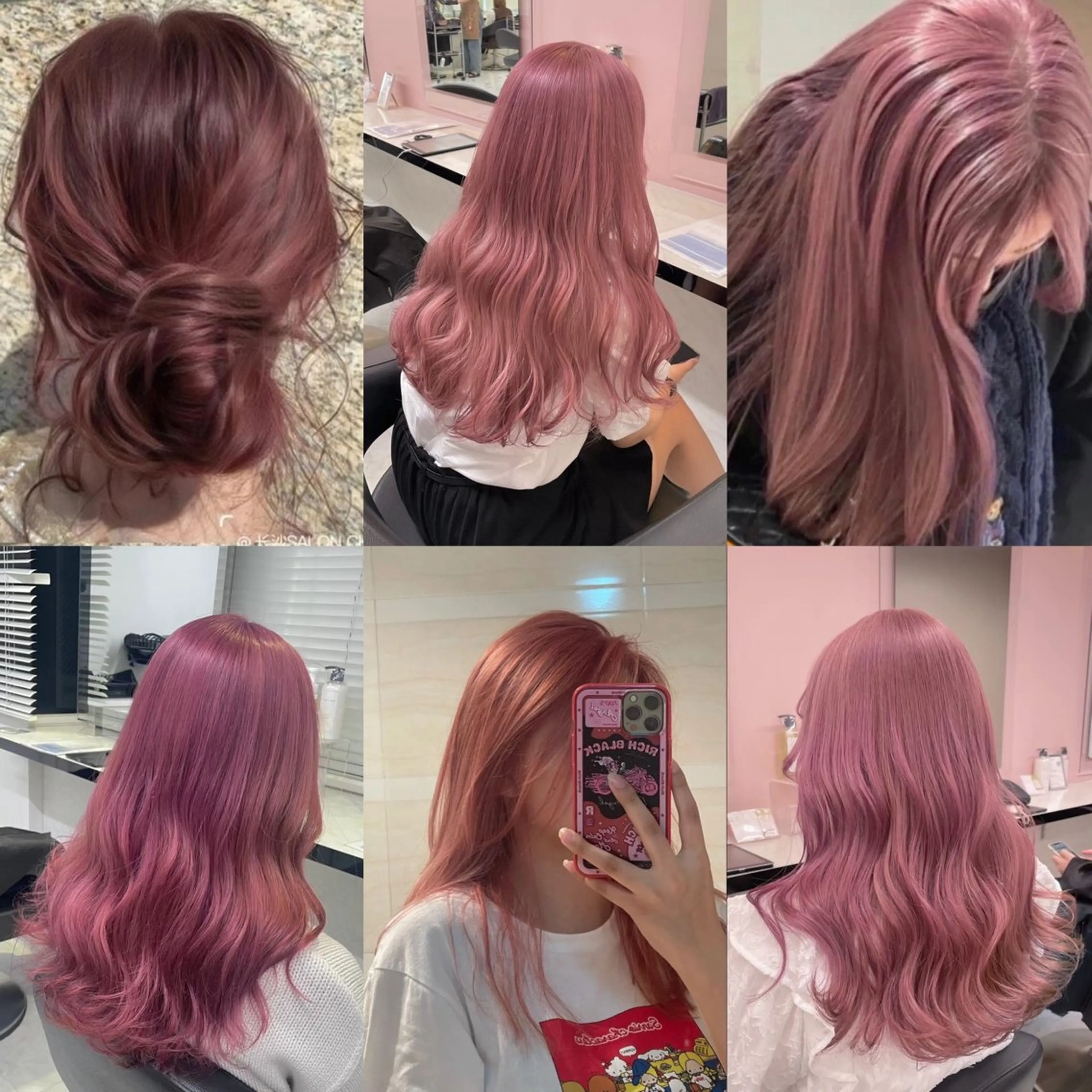 カラー ヘアカラー トリートメント 🤍ブリーチなし ブラウンhimi🤍のヘアスタイル