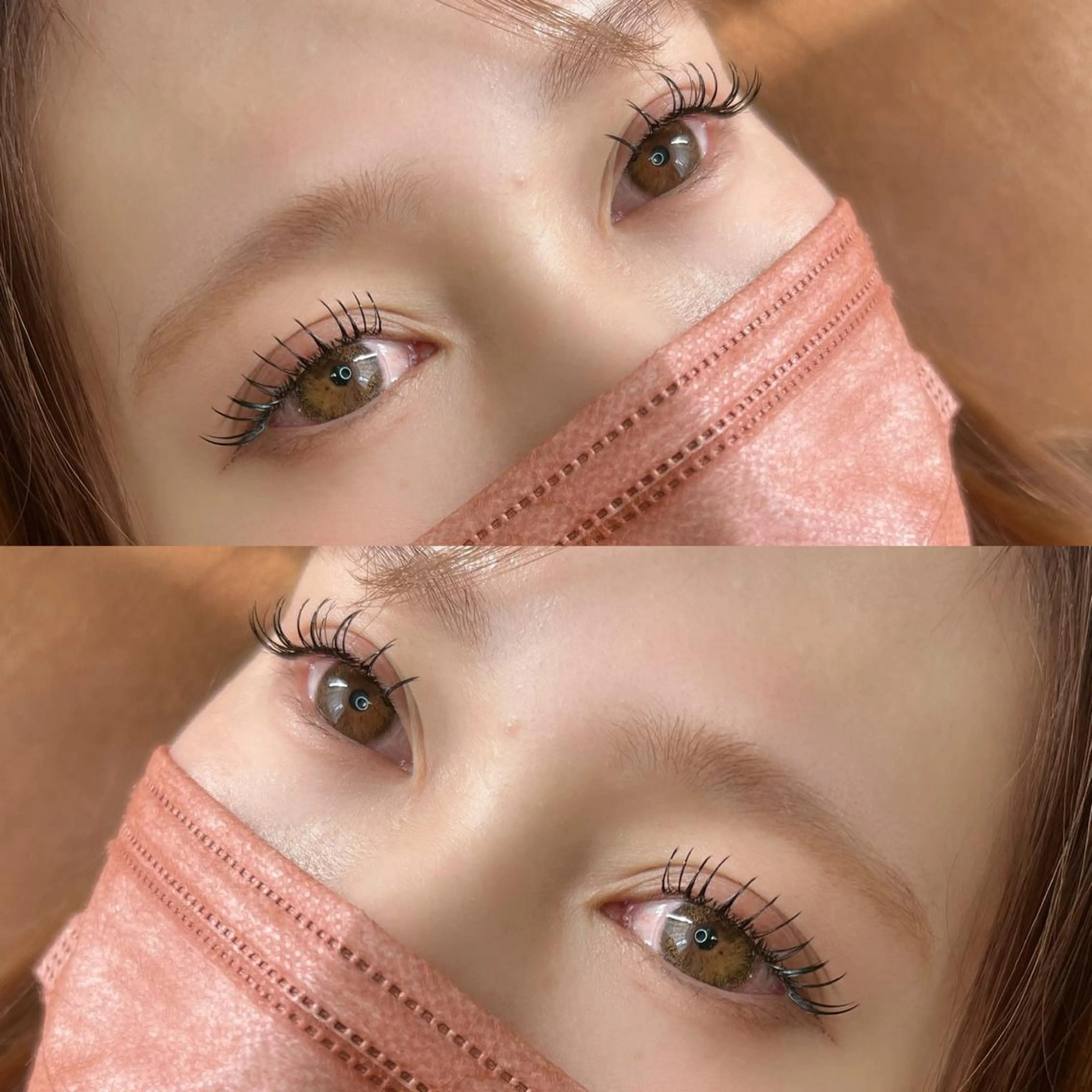 マツエク・マツパ 付け放題 Dカール フラットラッシュ マツエク 望月 菜奈のマツエク・マツパデザイン