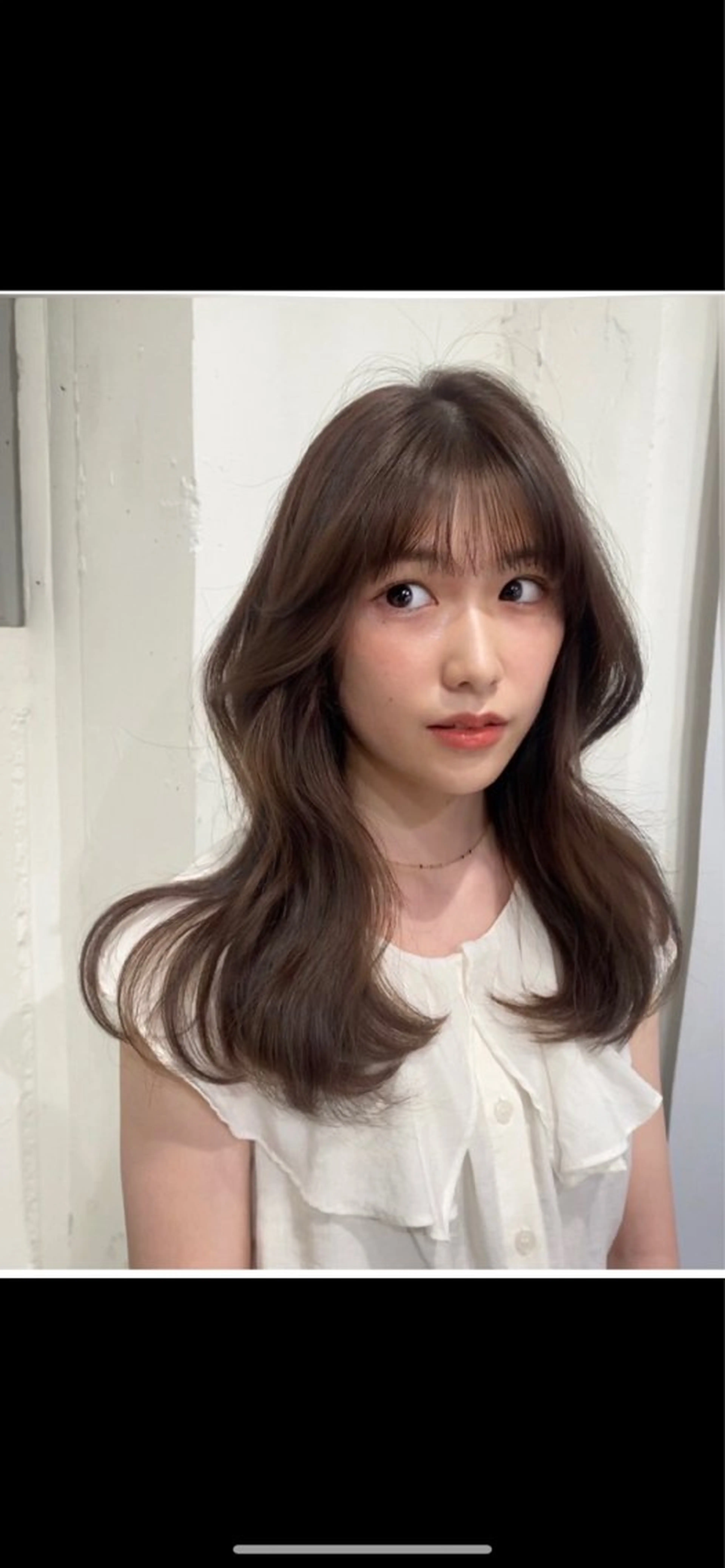 カラー AO所属・RISAKO 艶髪モテヘア🎀府中のヘアスタイル