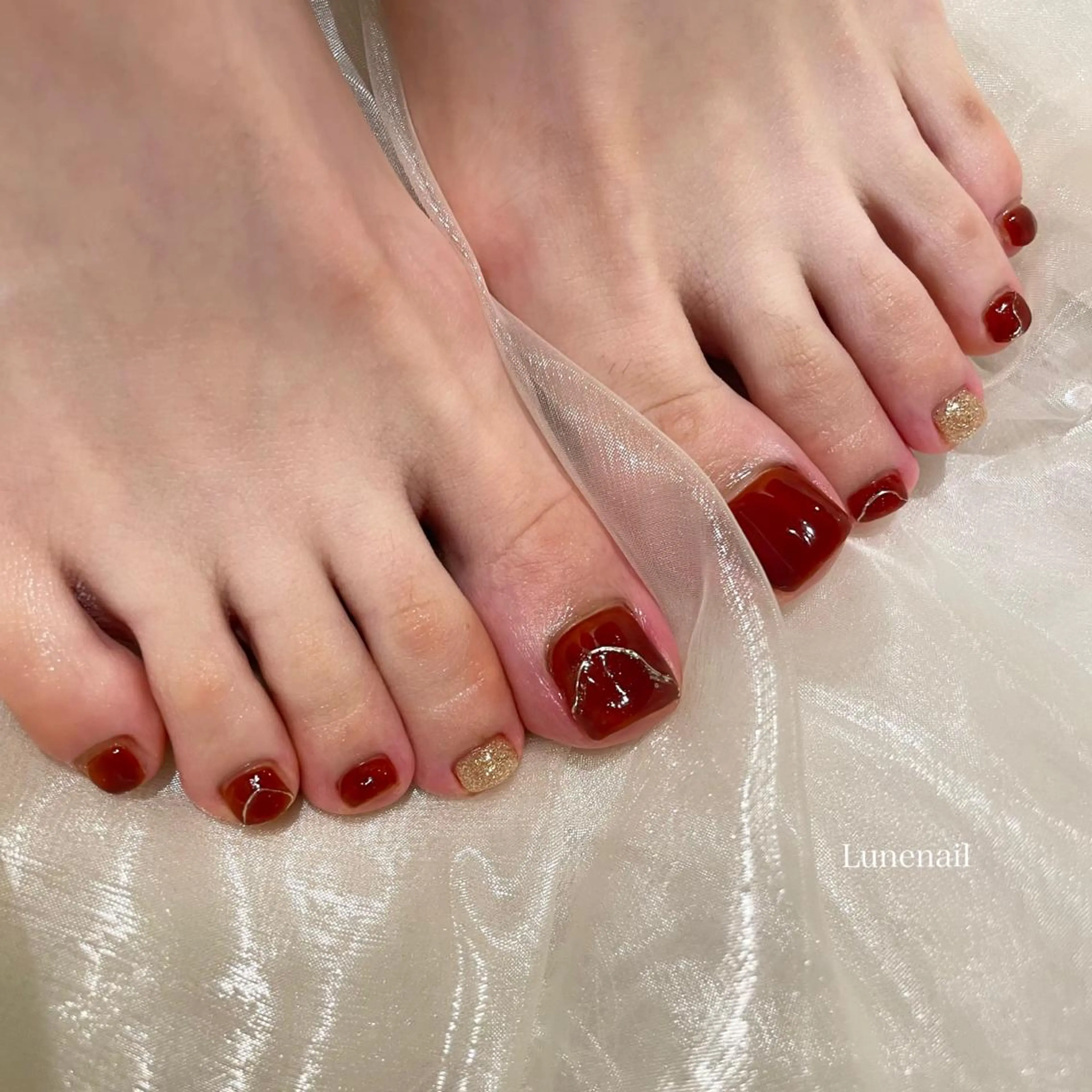 ネイル フットネイル Lune nailのネイルデザイン