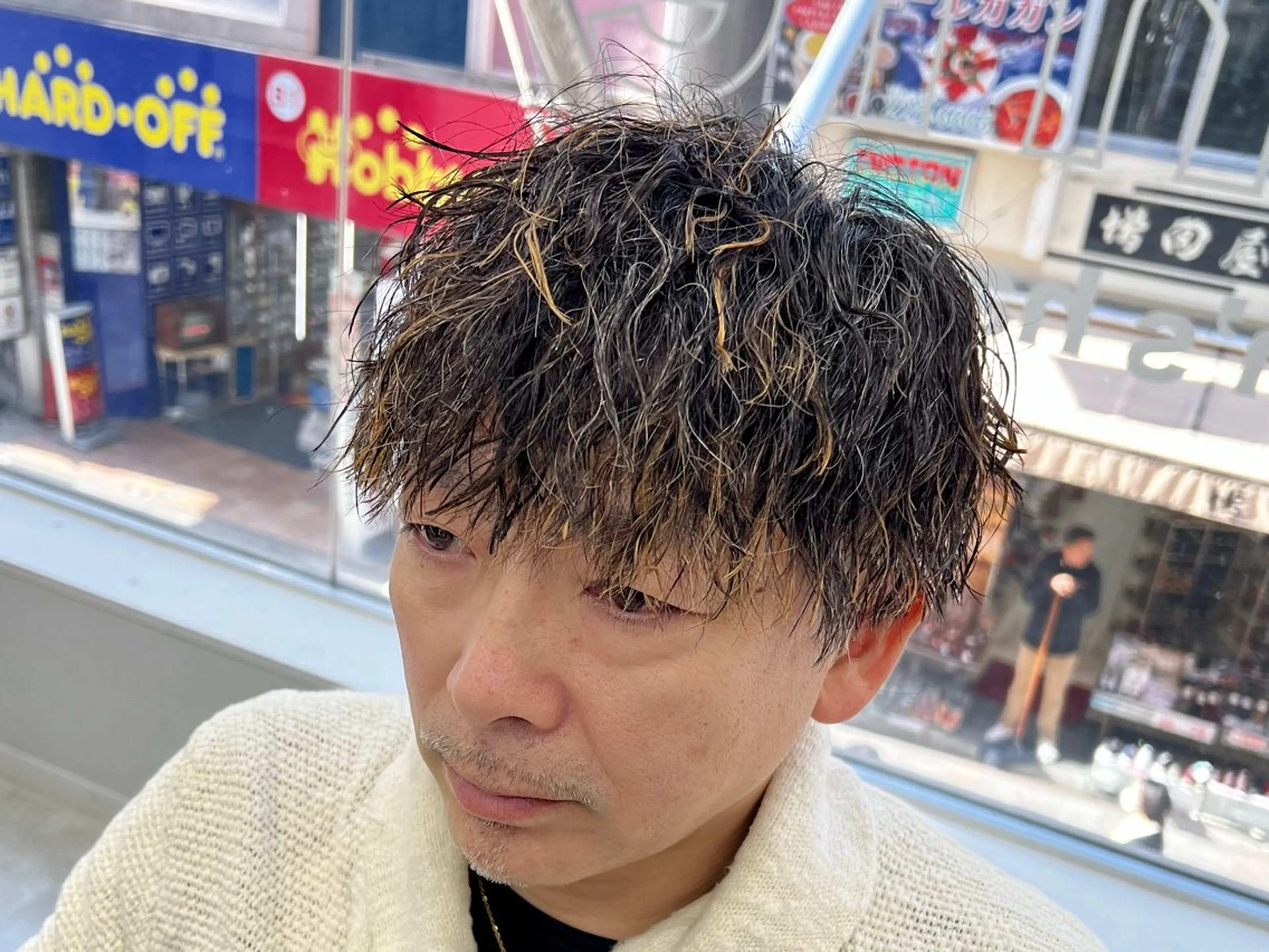 ショート パーマ メンズ カット パーマ メンズパーマ名人 TAKUMAのヘアスタイル