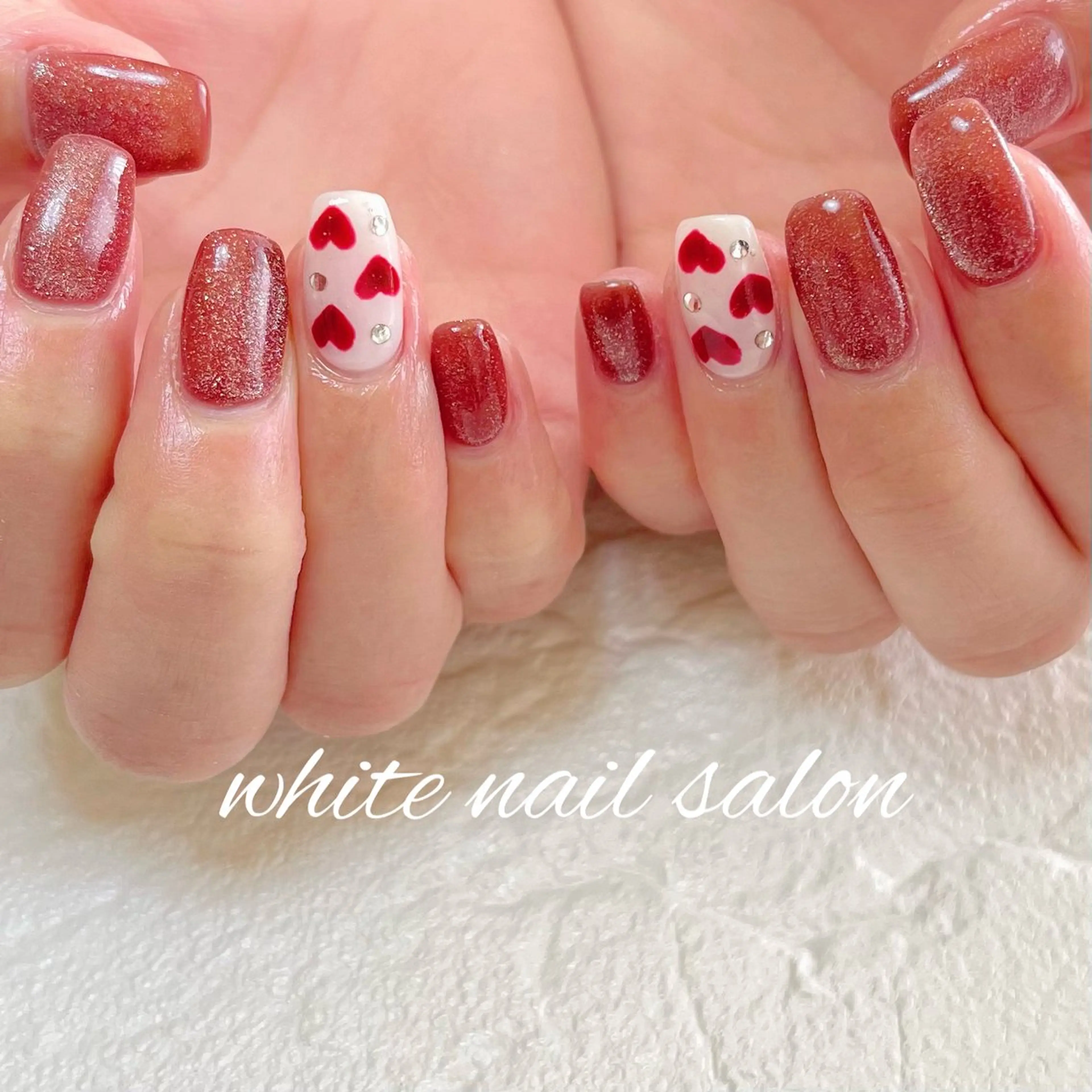 ネイル 持ち込み ハンドネイル white nail salonのネイルデザイン