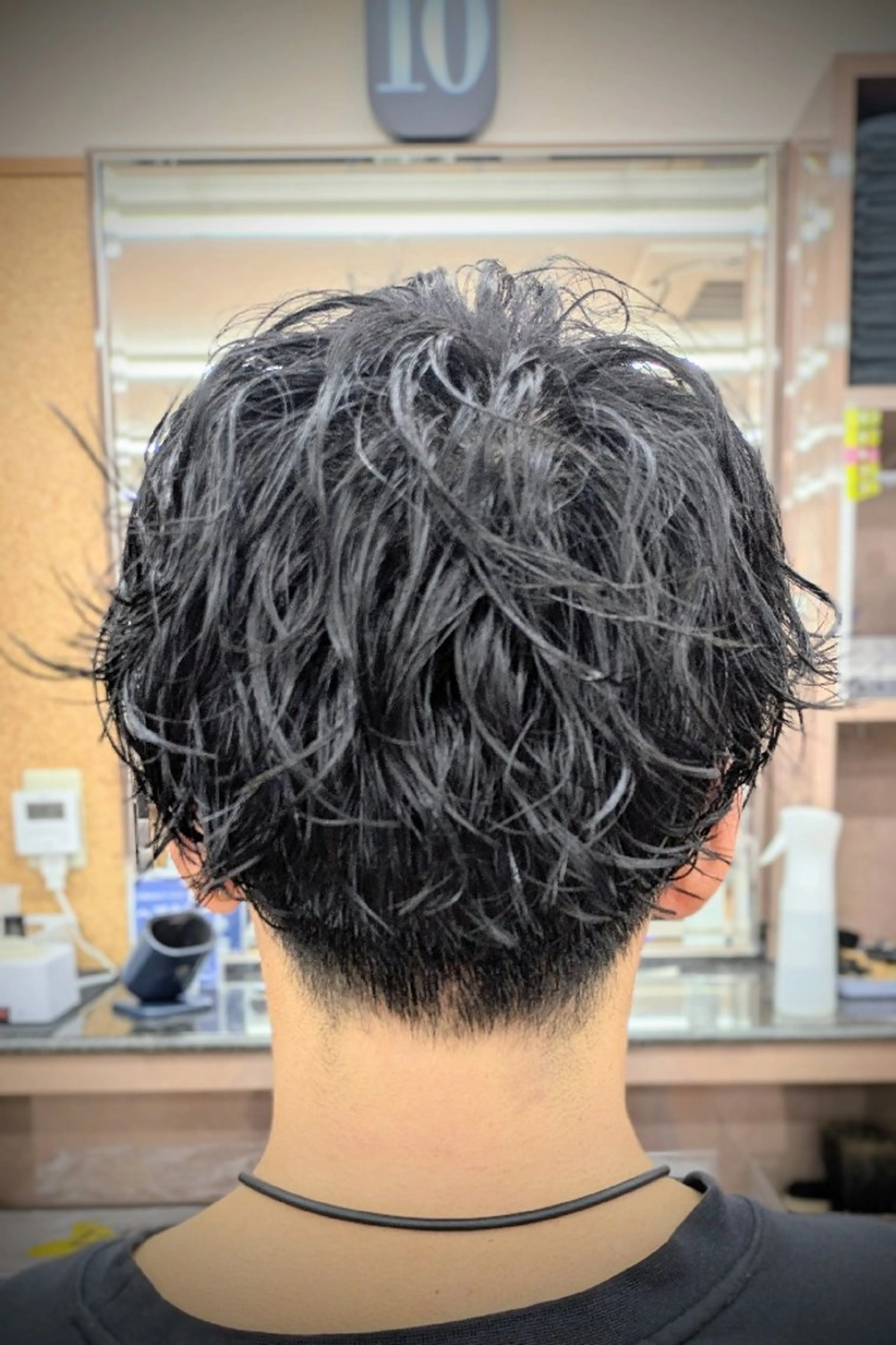 ショート パーマ 理容プラージュ燕三条 福井のヘアスタイル
