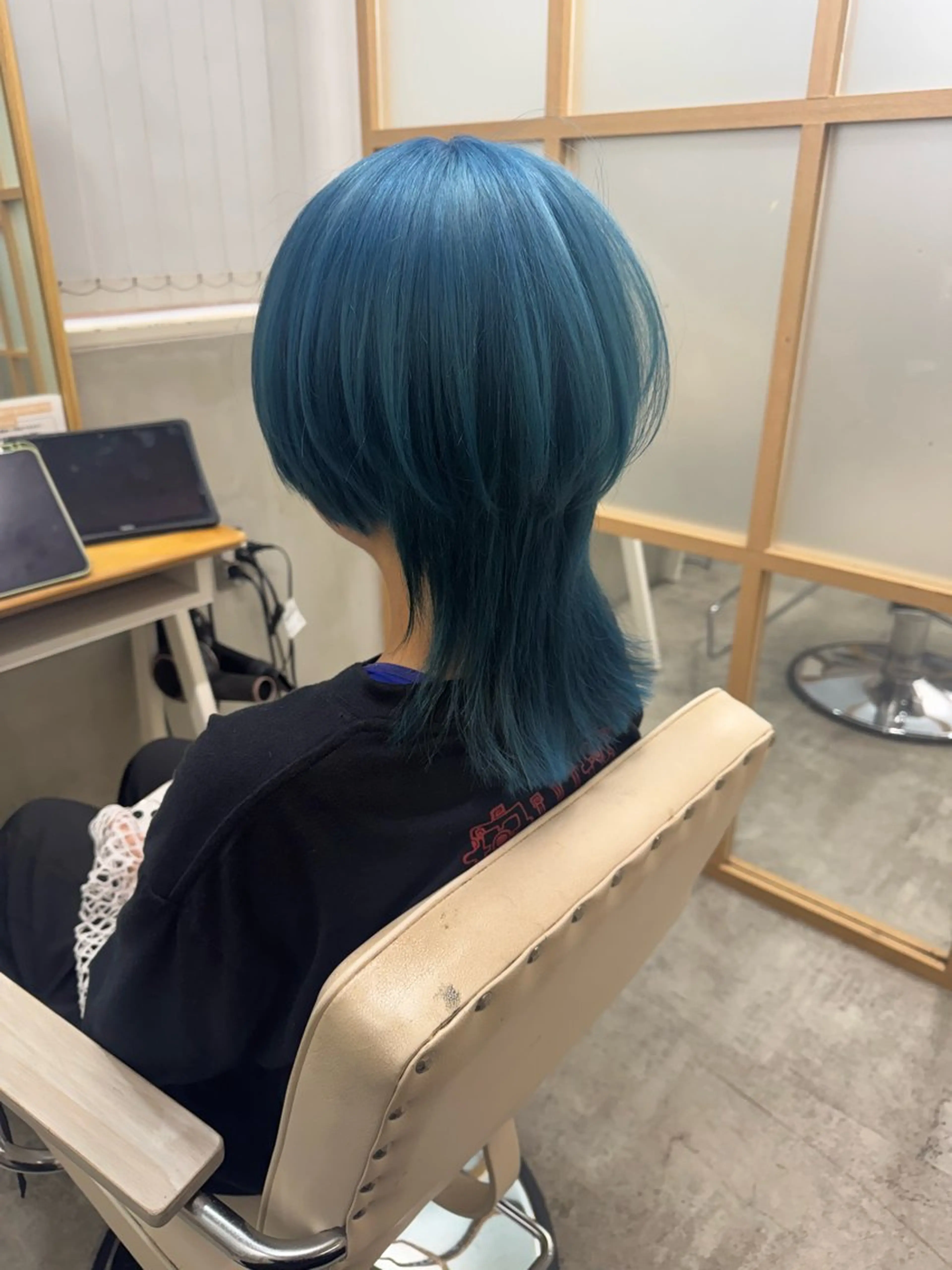 ミディアム カラー ヘアカラー トリートメント S.BLOOM 川崎 翔哉のヘアスタイル