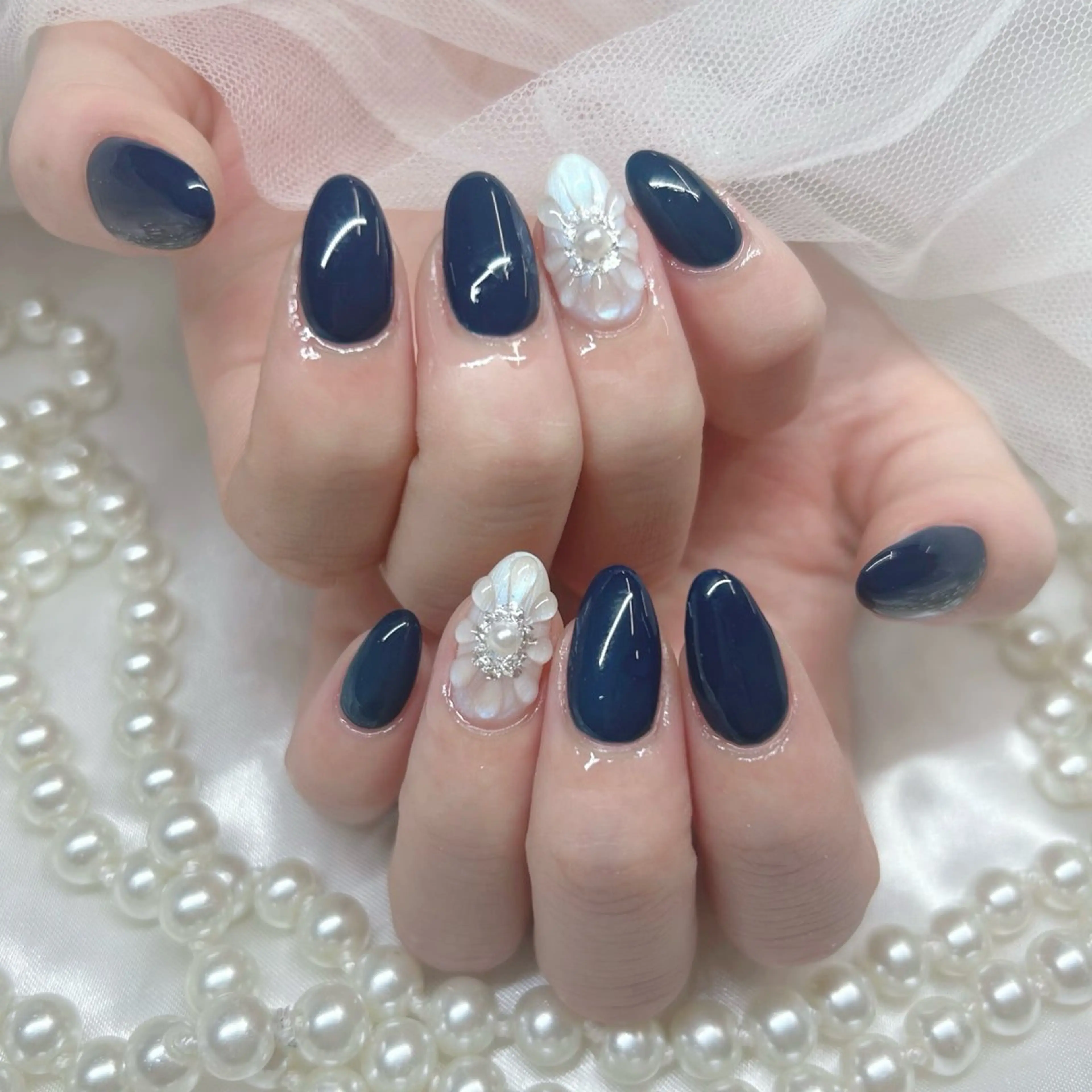 ミディアム ハンドネイル Nailsalon Angeのネイルデザイン