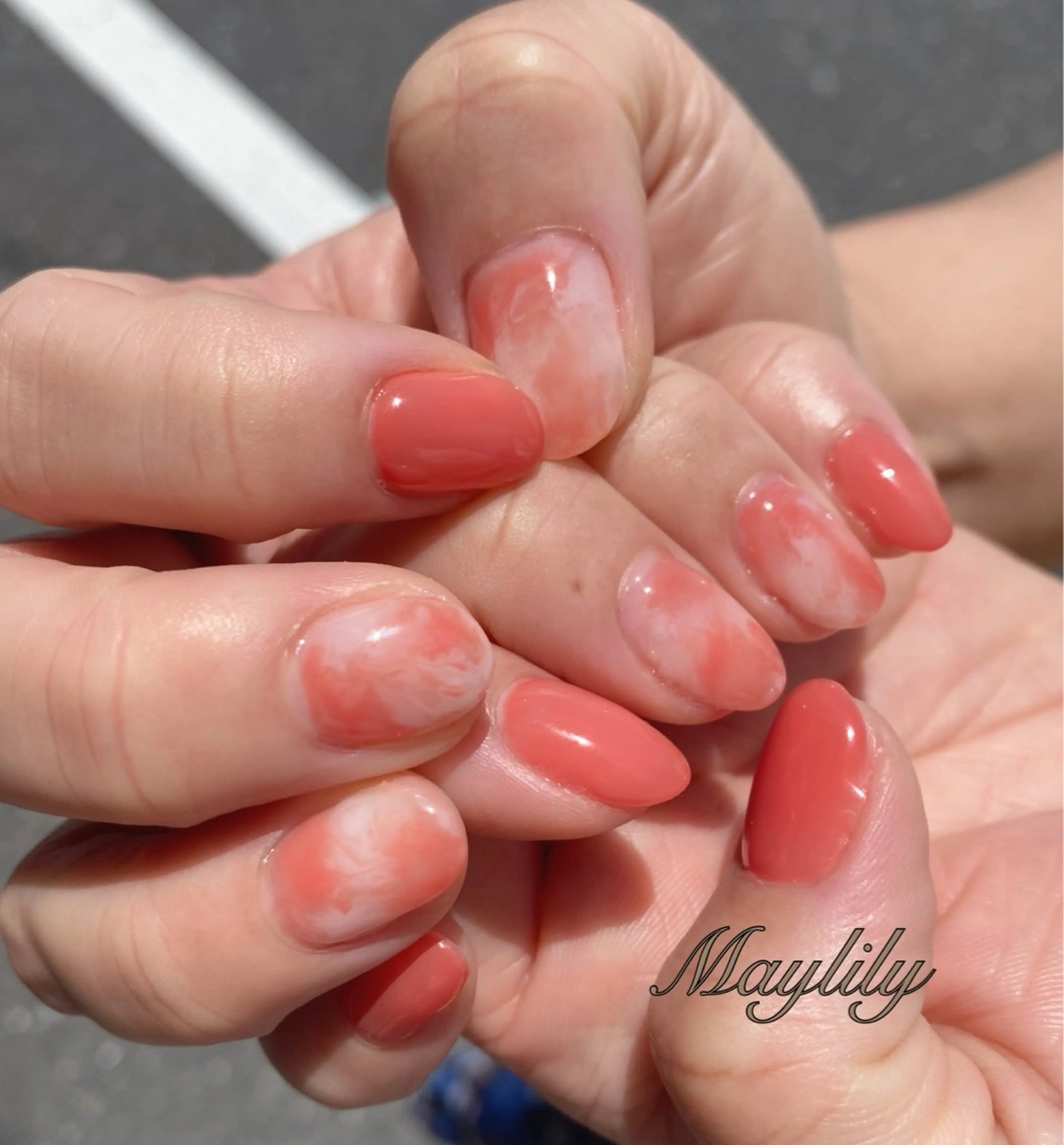 ネイル ハンドネイル Nail care salon Maylily所属・Nail salon Maylilyのネイルデザイン