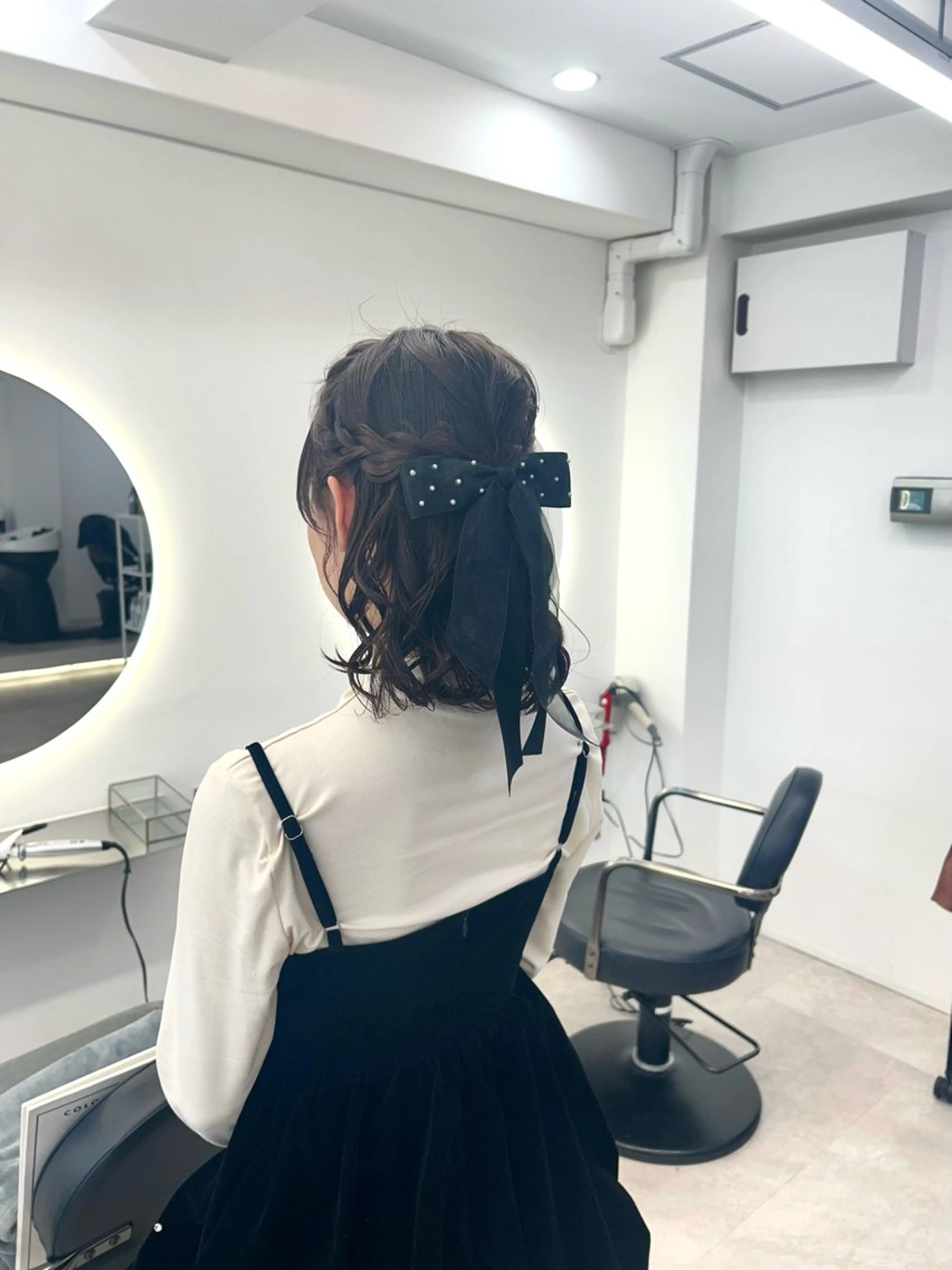 ミディアム ボブ ヘアセット 今福 星南🌟 大阪/ブリーチ🌟のヘアスタイル