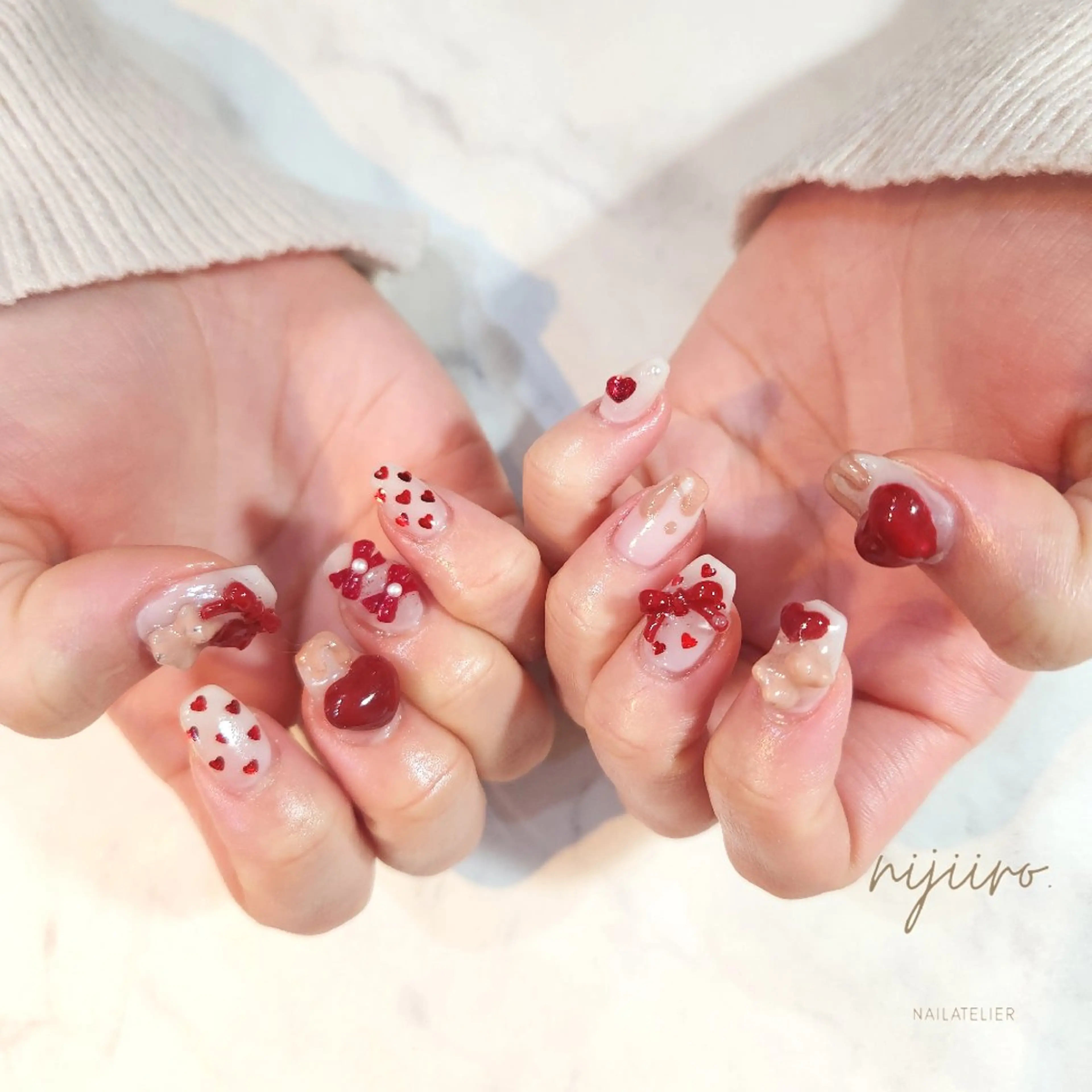 ネイル ハンドネイル nijiiro🌈 サトウのネイルデザイン