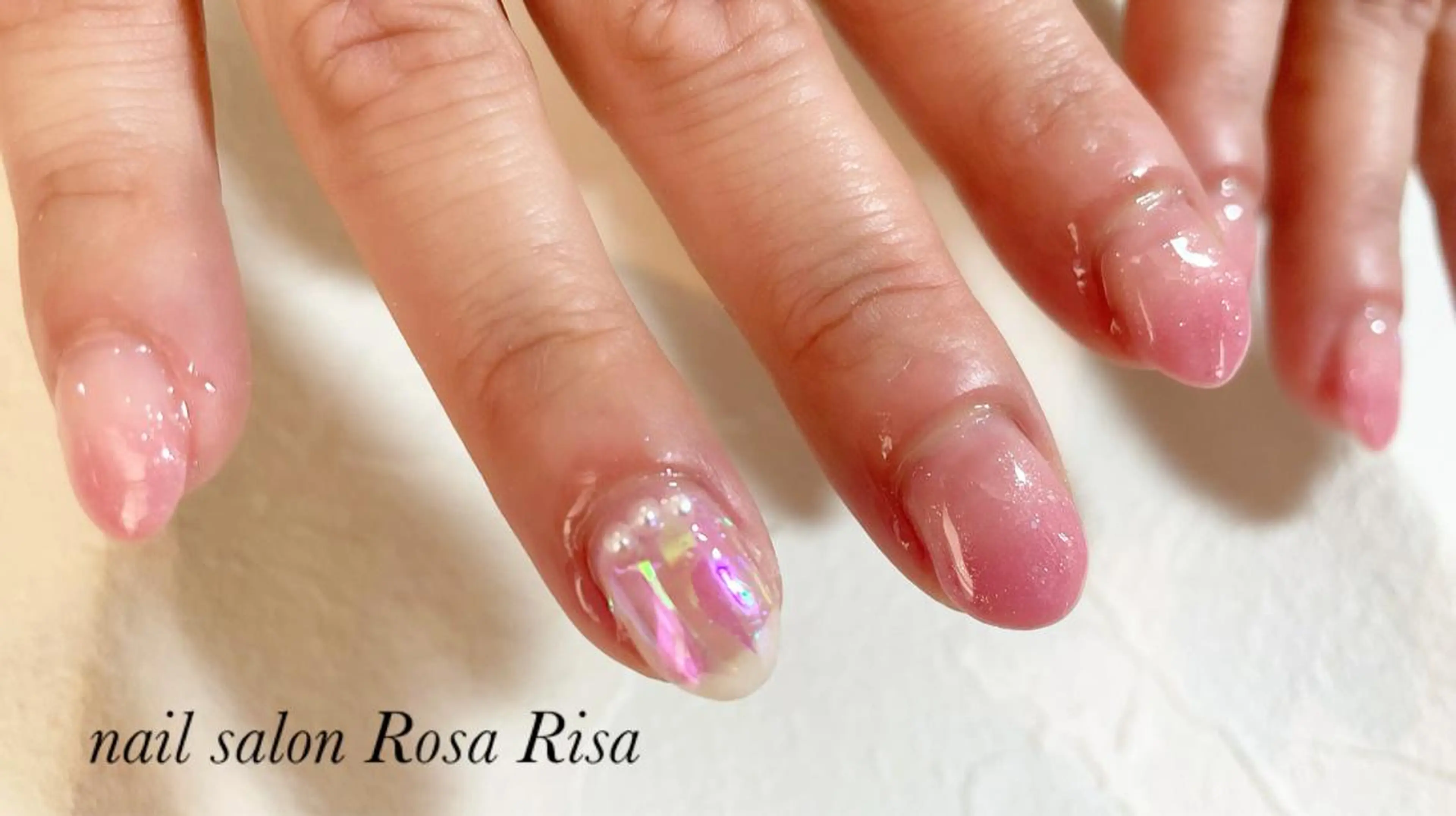 ミディアム ネイル 春ネイル ネイルスタジオ シェイクユアハンズのネイルデザイン