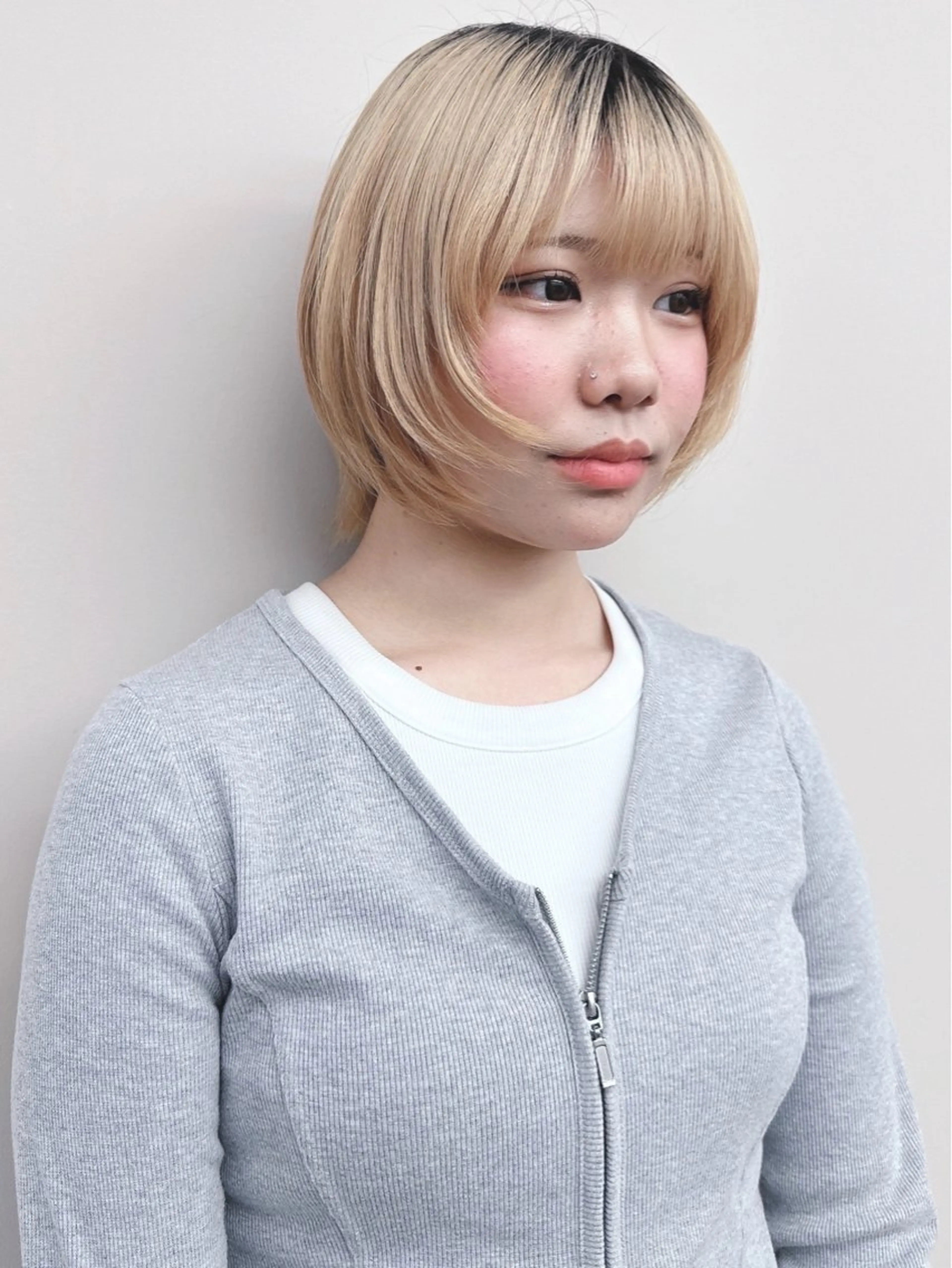 ショート ボブ/ゆるふわ ボブパーマ/とういのヘアスタイル