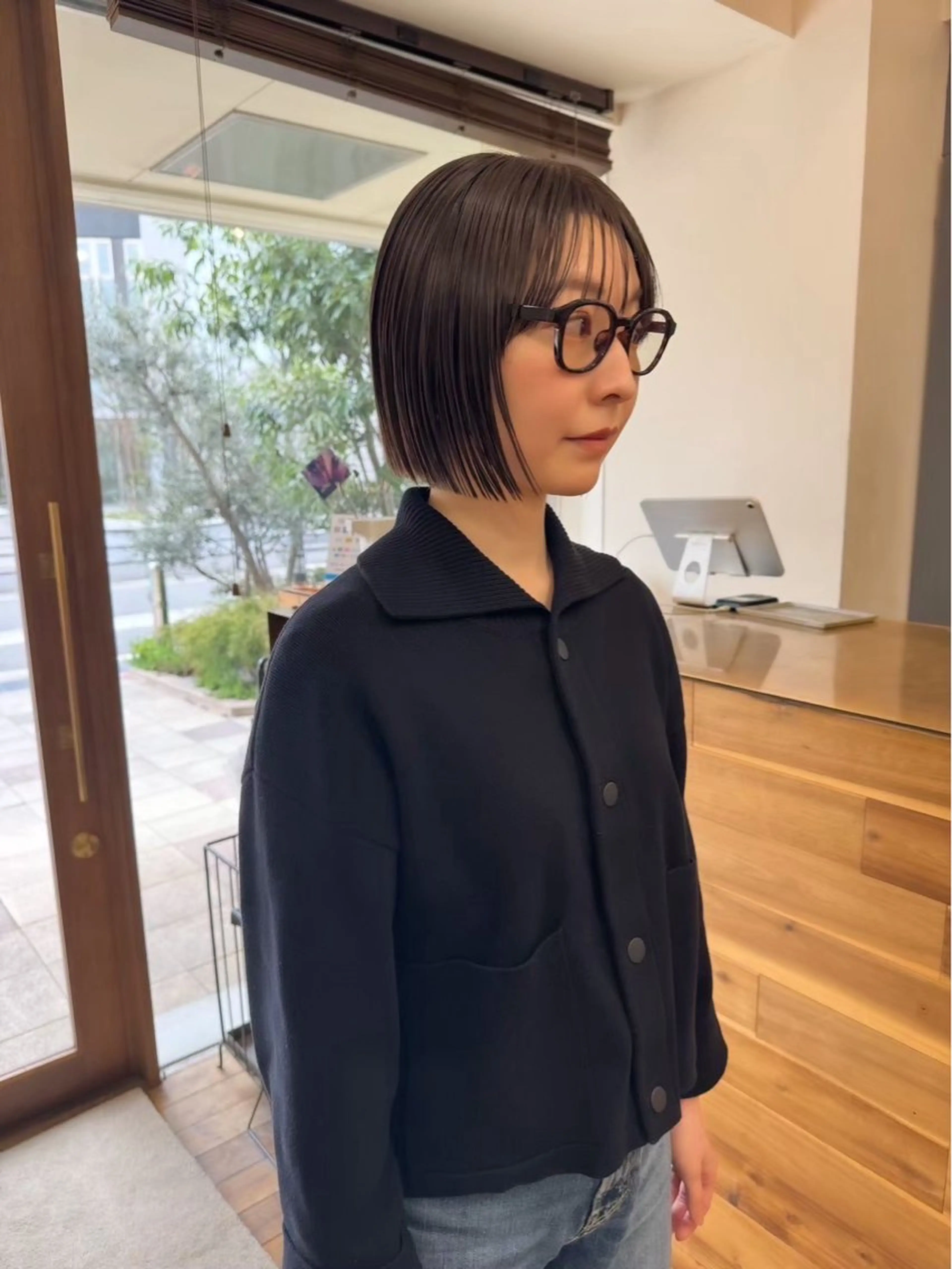 ショート ボブ カット 三浦 ふたばのヘアスタイル