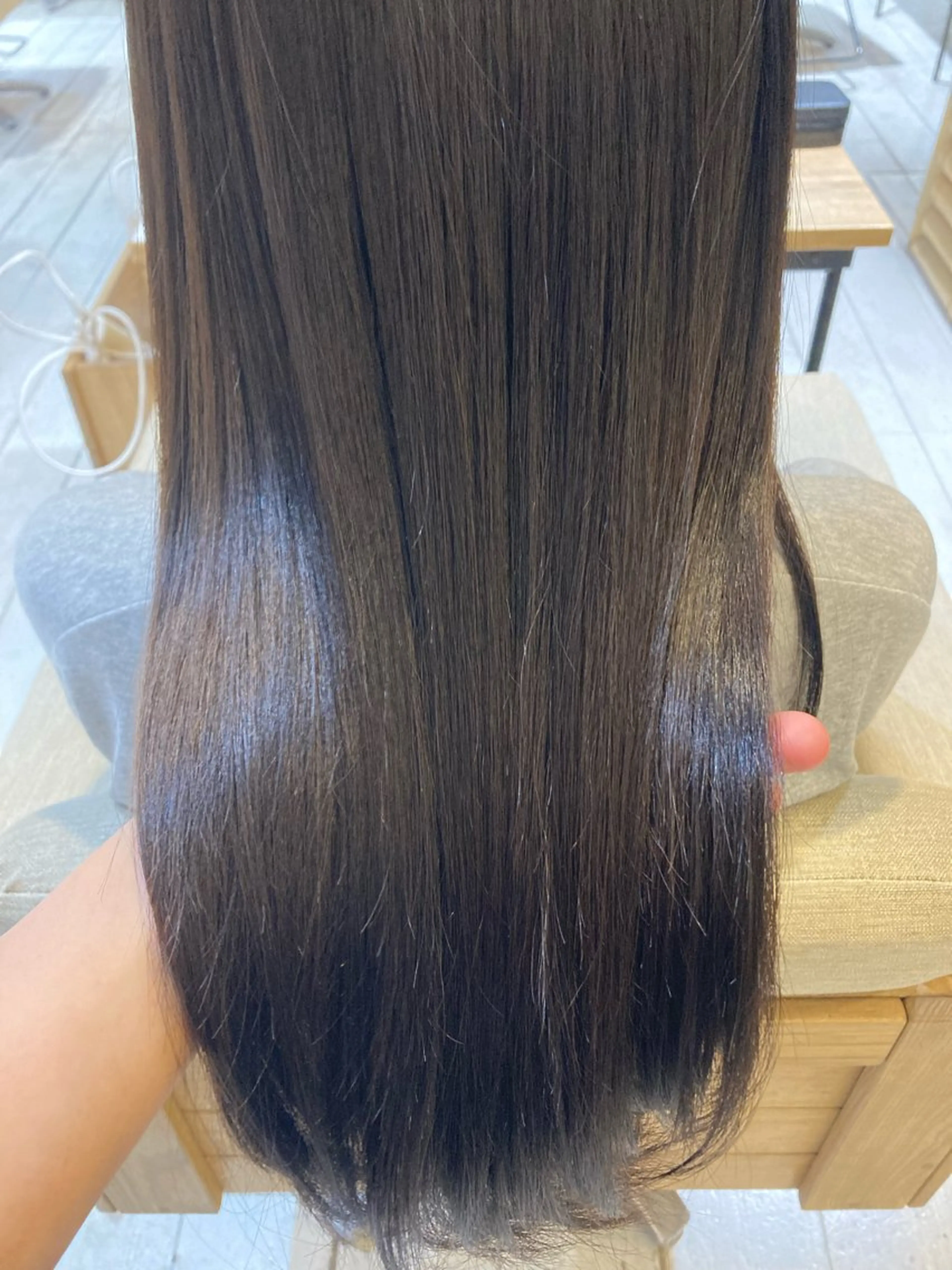 限定🉐クーポン⭐️カット＋リタッチカラー+ヘッドスパ💆‍♀️（5分）🤍白髪染め🆗の写真