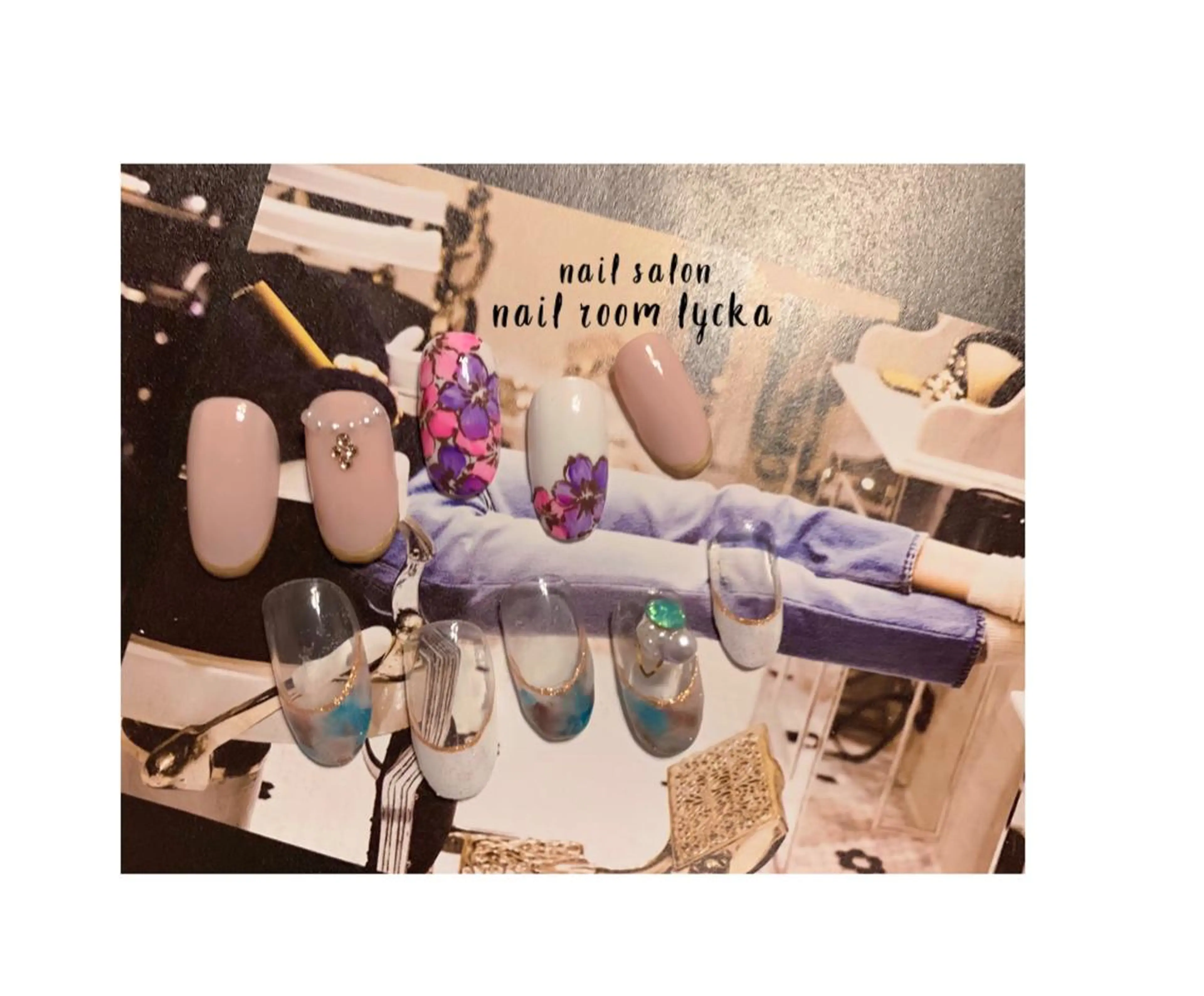 ネイル ﾈｲﾙﾙｰﾑﾘｯｶ 𝐦𝐚𝐲𝐮のネイルデザイン