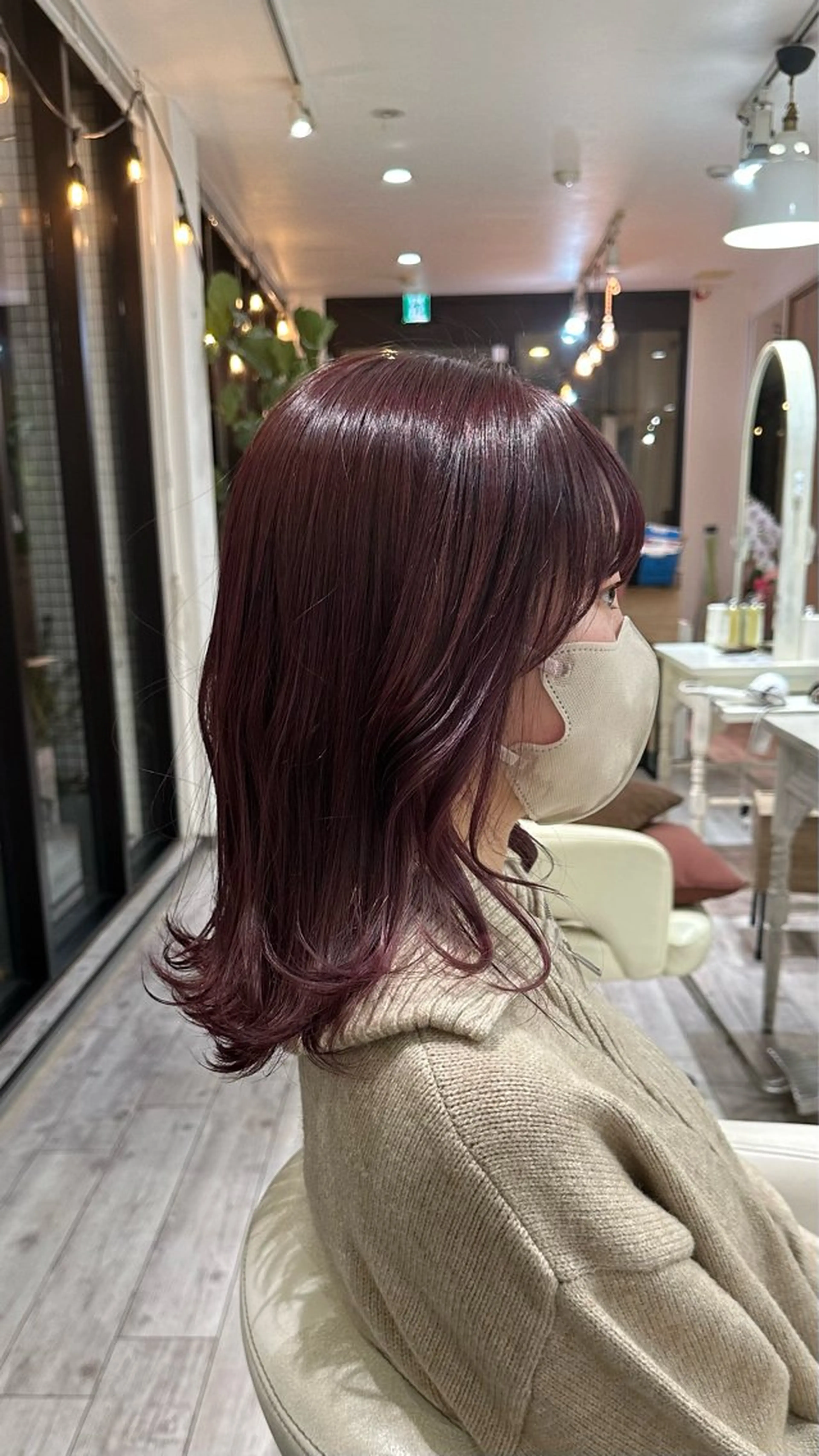 ミディアム カラー トリートメント 橋本叶夢/ お洒落hairのヘアスタイル