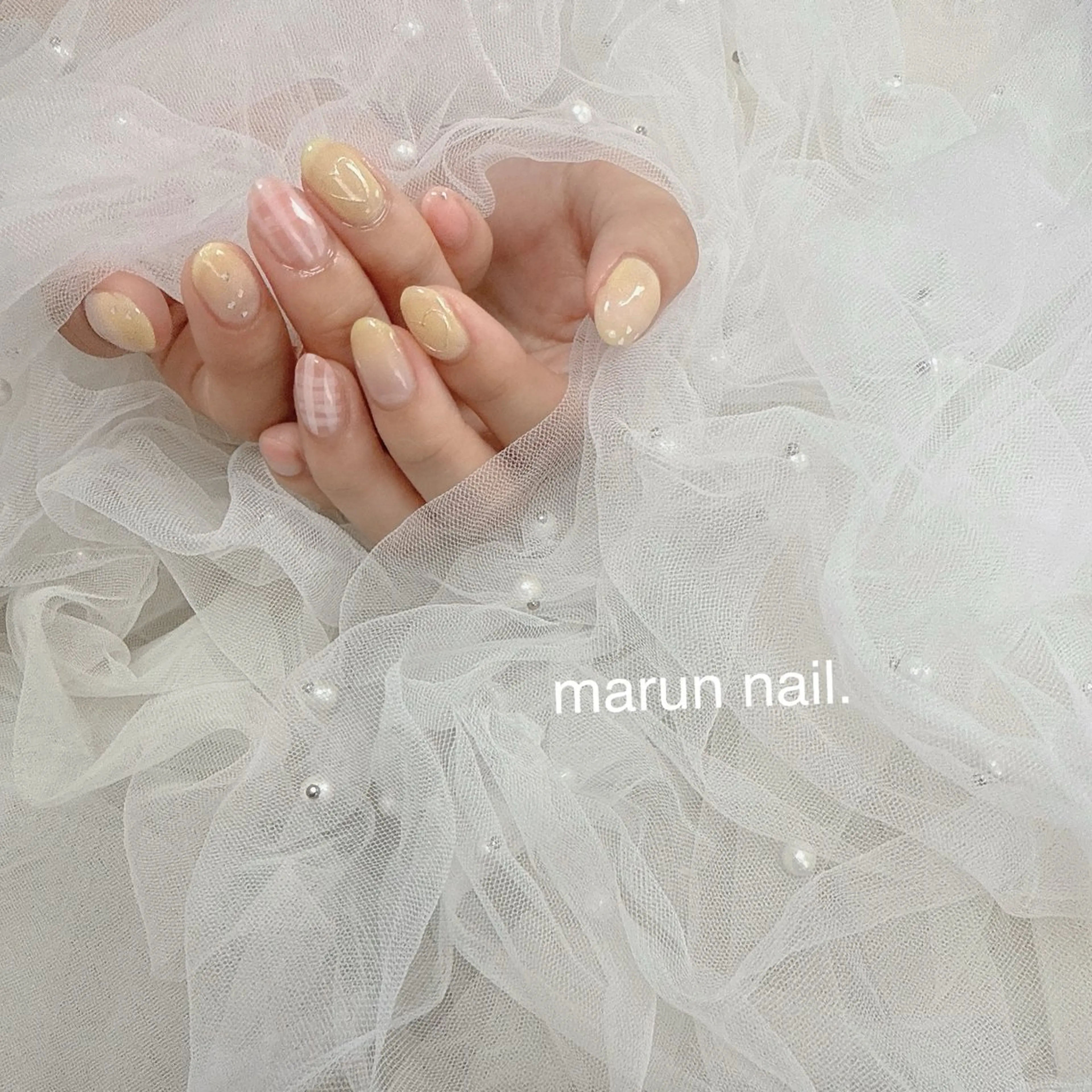 ネイル ハンドネイル marun._ megumi.のネイルデザイン