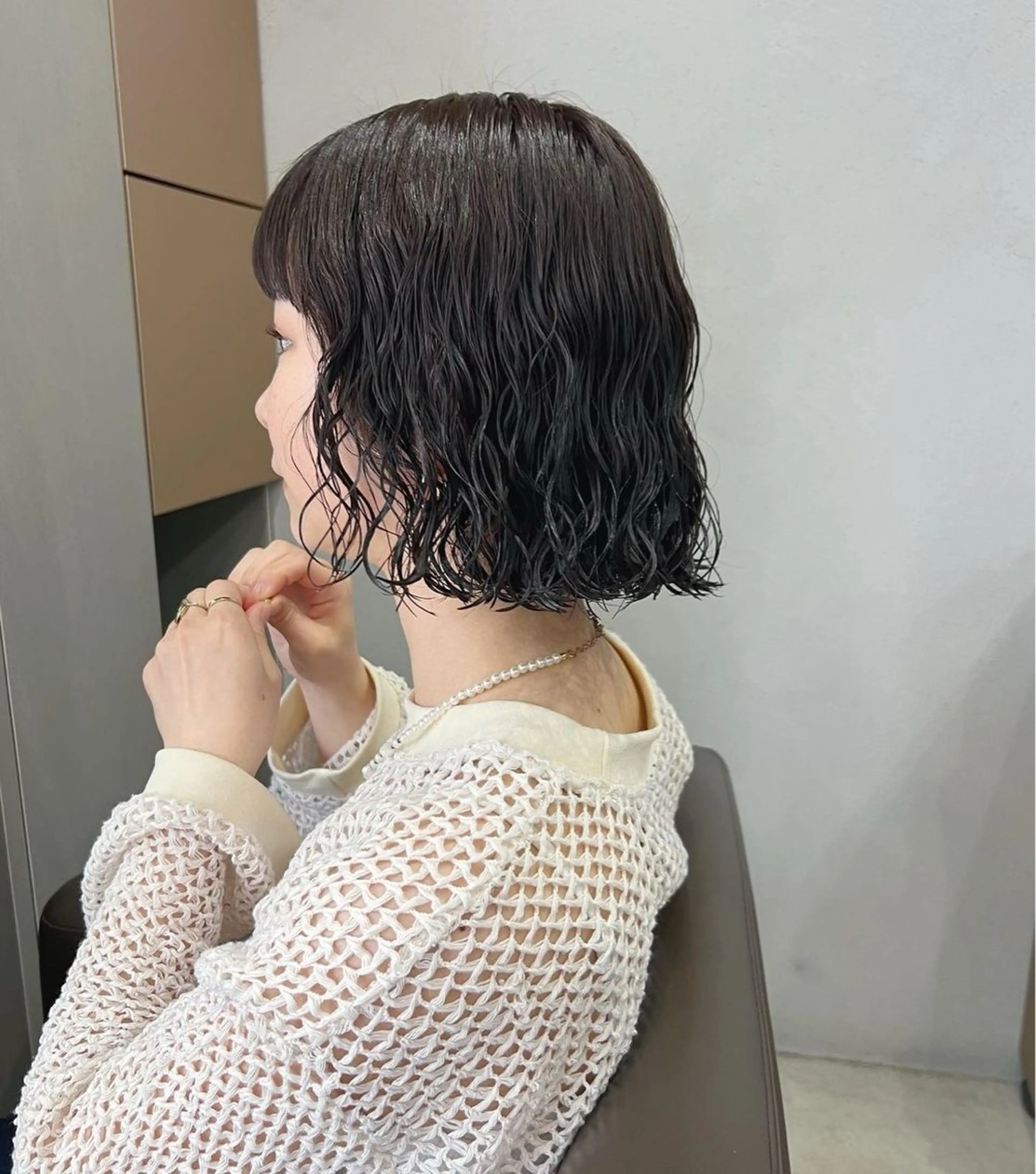 ミディアム カラー パーマ kohei 【期間限定募集】のヘアスタイル