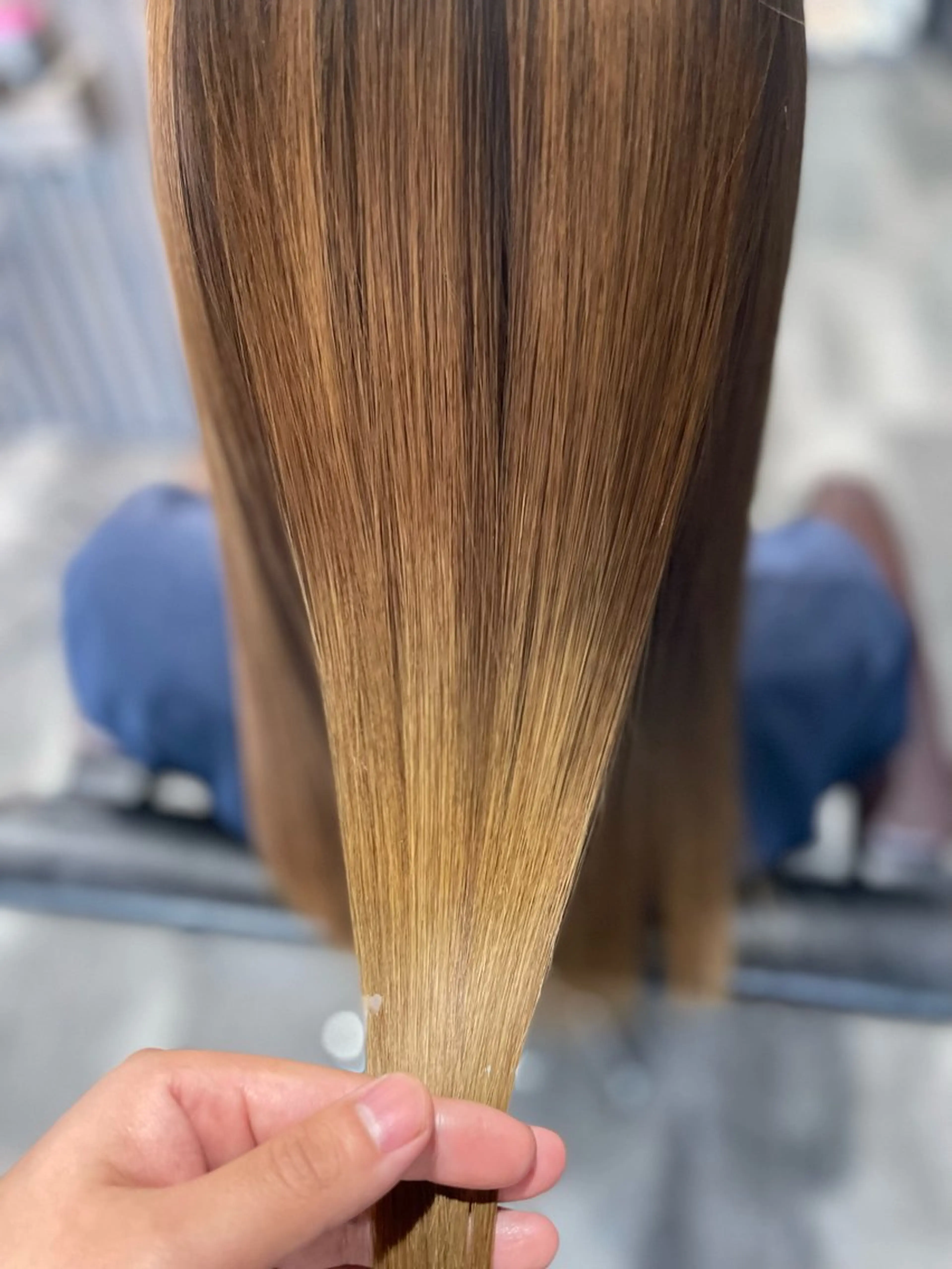 ミディアム 髪質改善 ヘアカラー トリートメント 田中 就のヘアスタイル