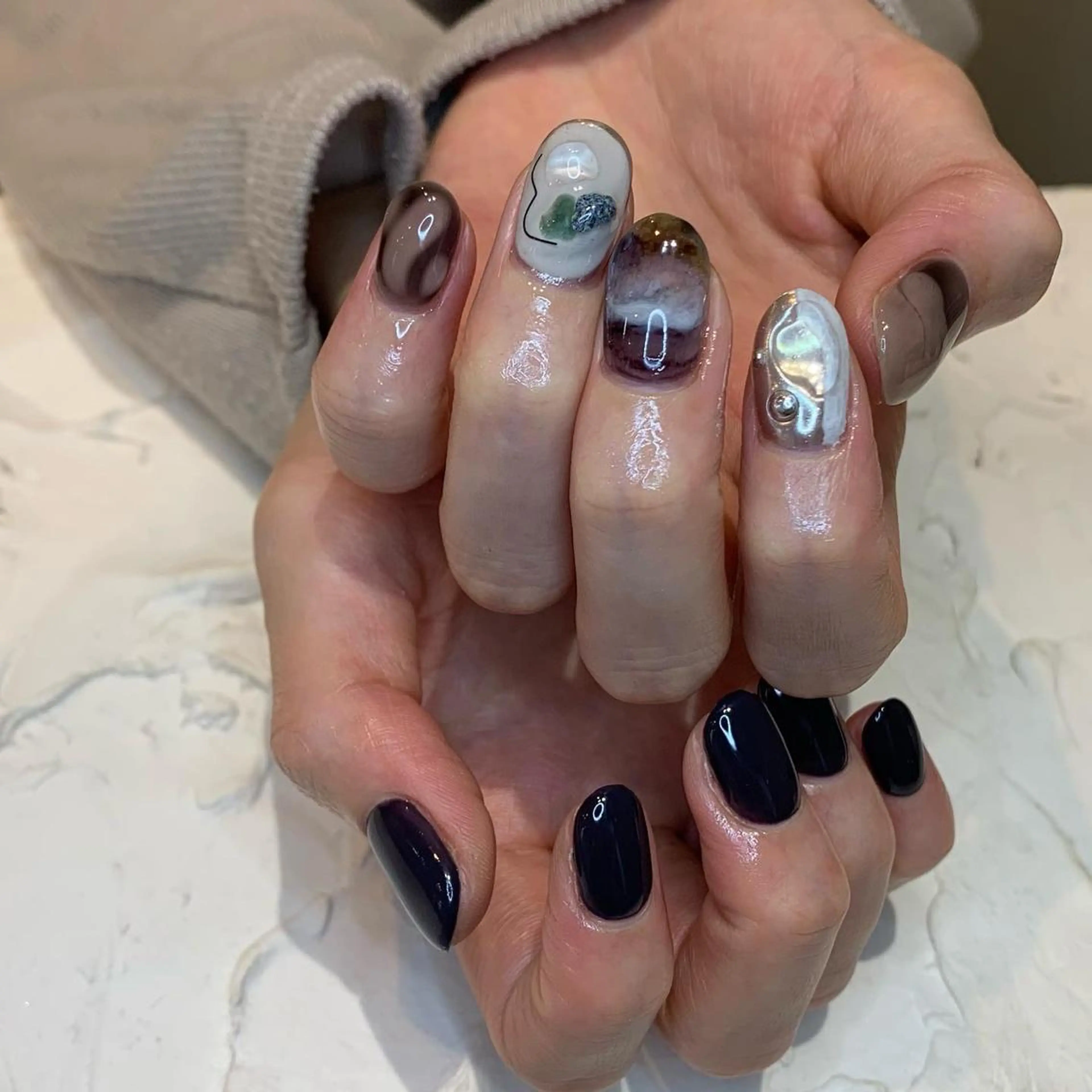 ネイル ハンドネイル Natsuko 🪼のネイルデザイン