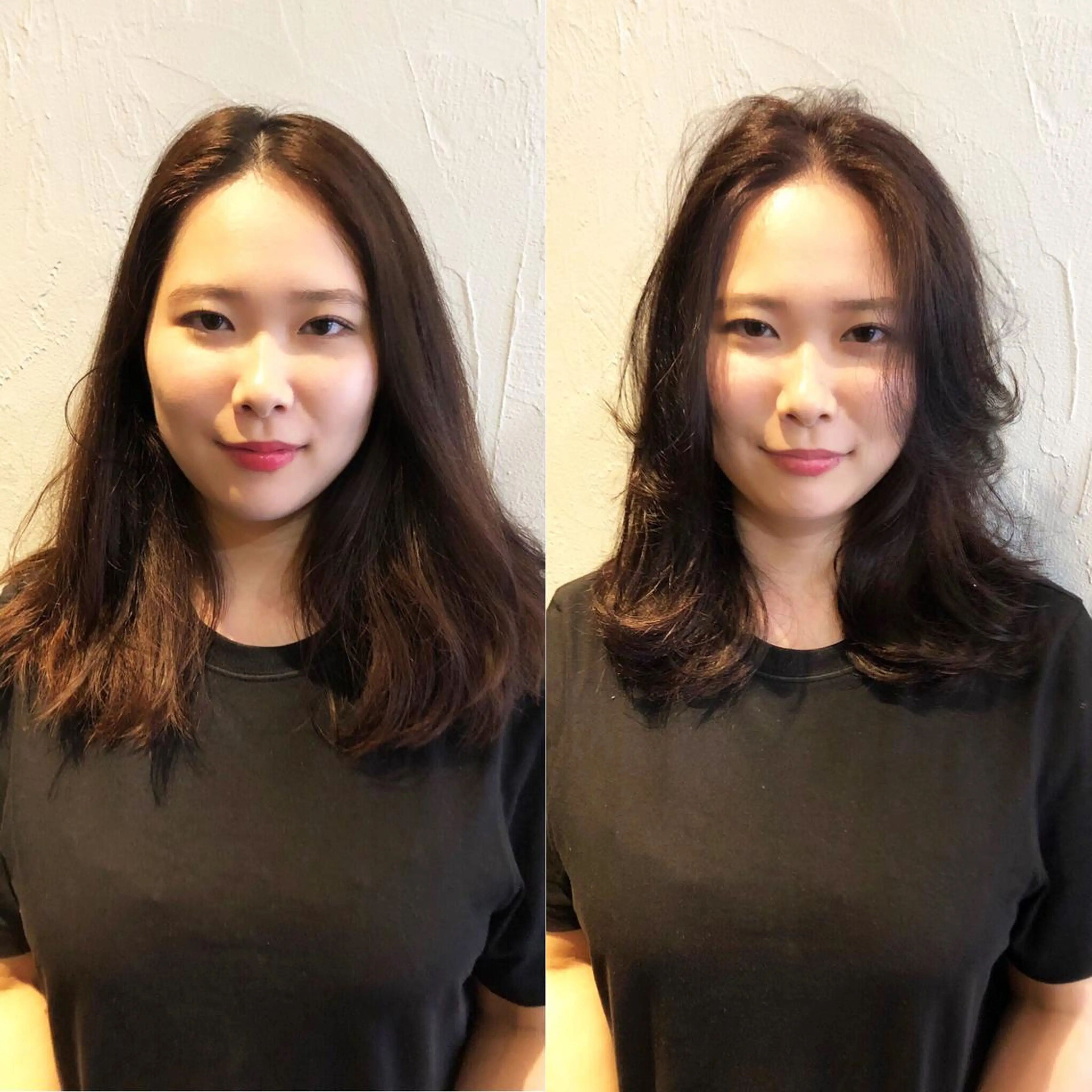 ミディアム 髪質改善縮毛矯正 専門店のヘアスタイル