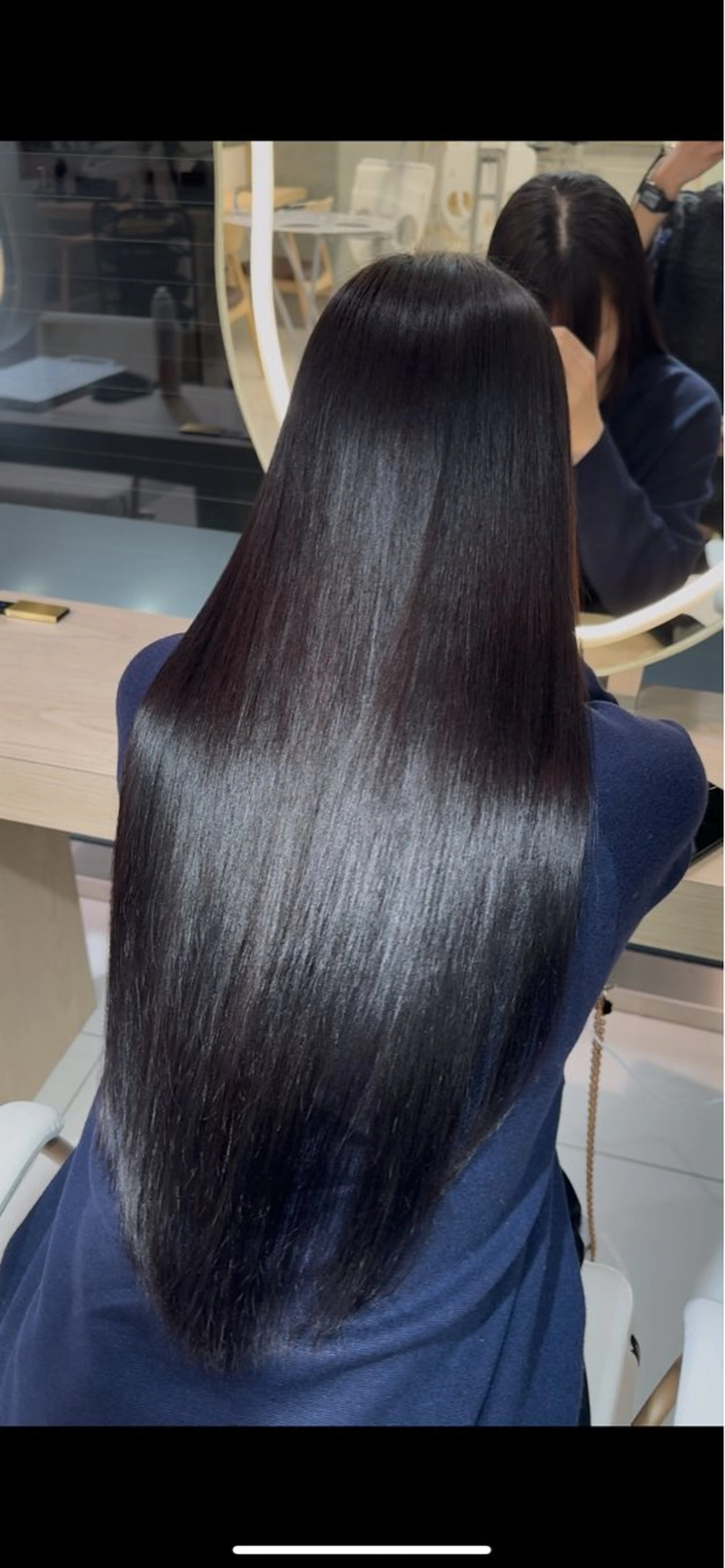 ロング パーマ 韓国レイヤー/ 顔まわり/西野和裕のヘアスタイル