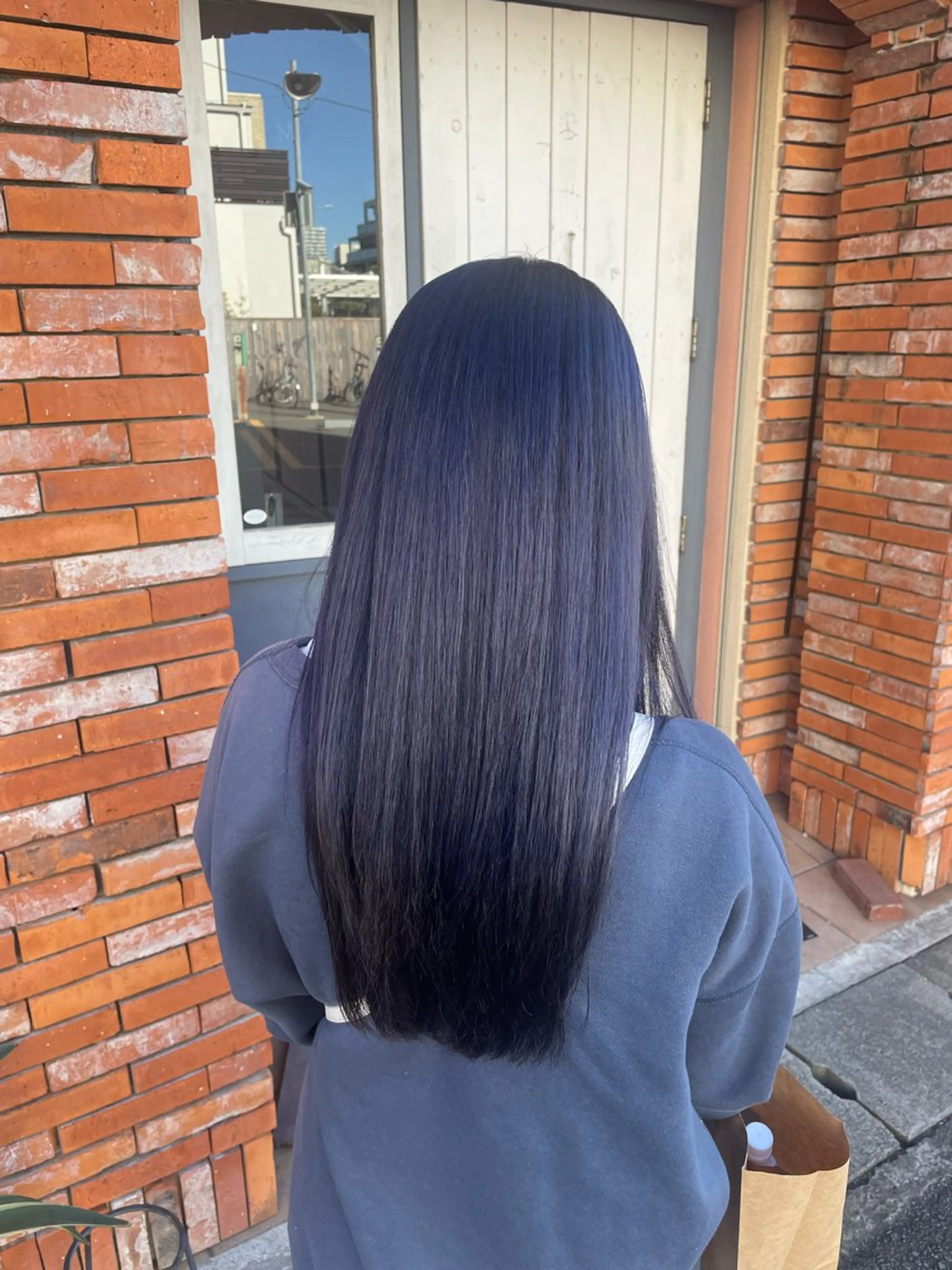 ロング カラー ブルーカラー ネイビーカラー ヘアカラー カットモデル募集中/ ASAYAのヘアスタイル