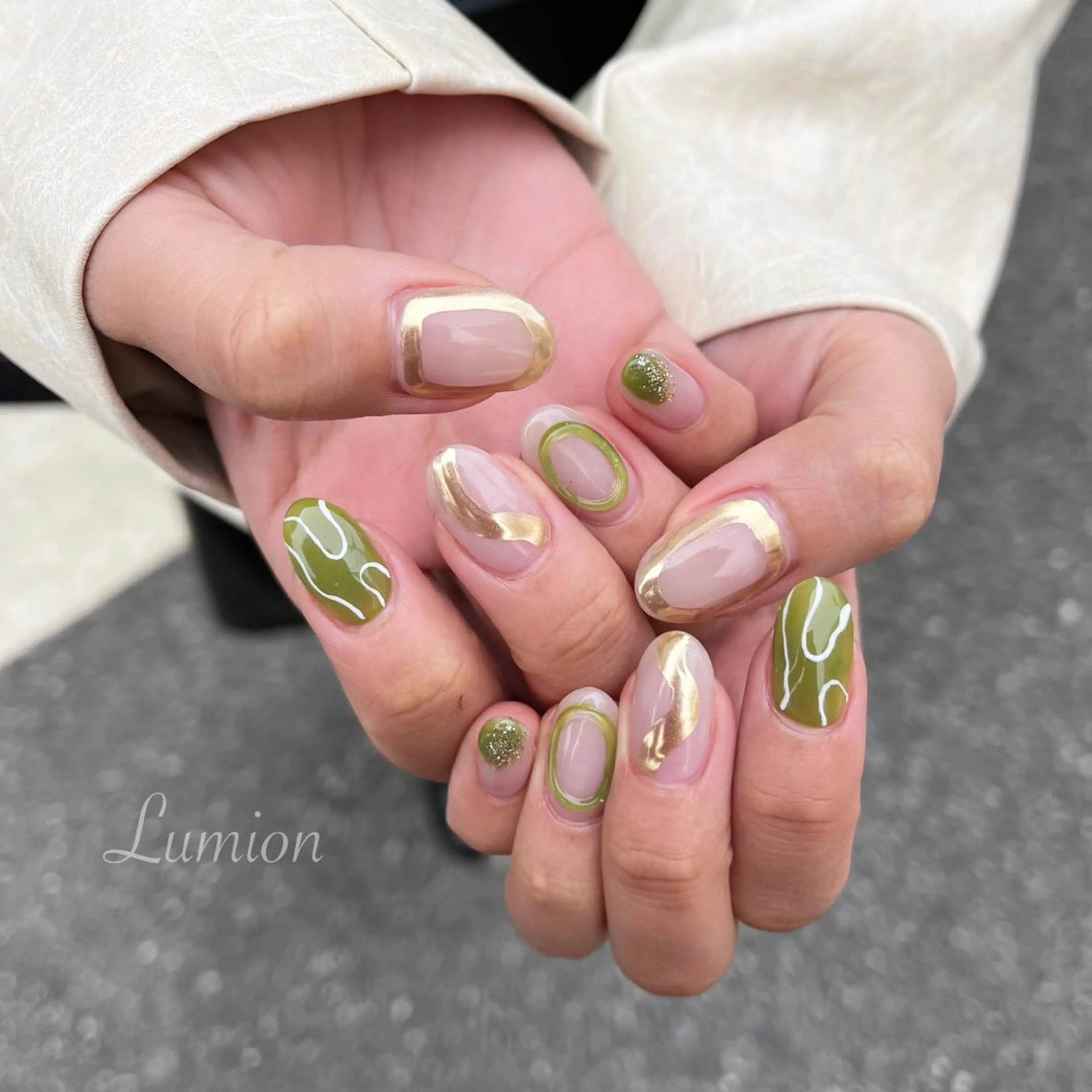 ネイル ニュアンスネイル nailroom Lumionのネイルデザイン