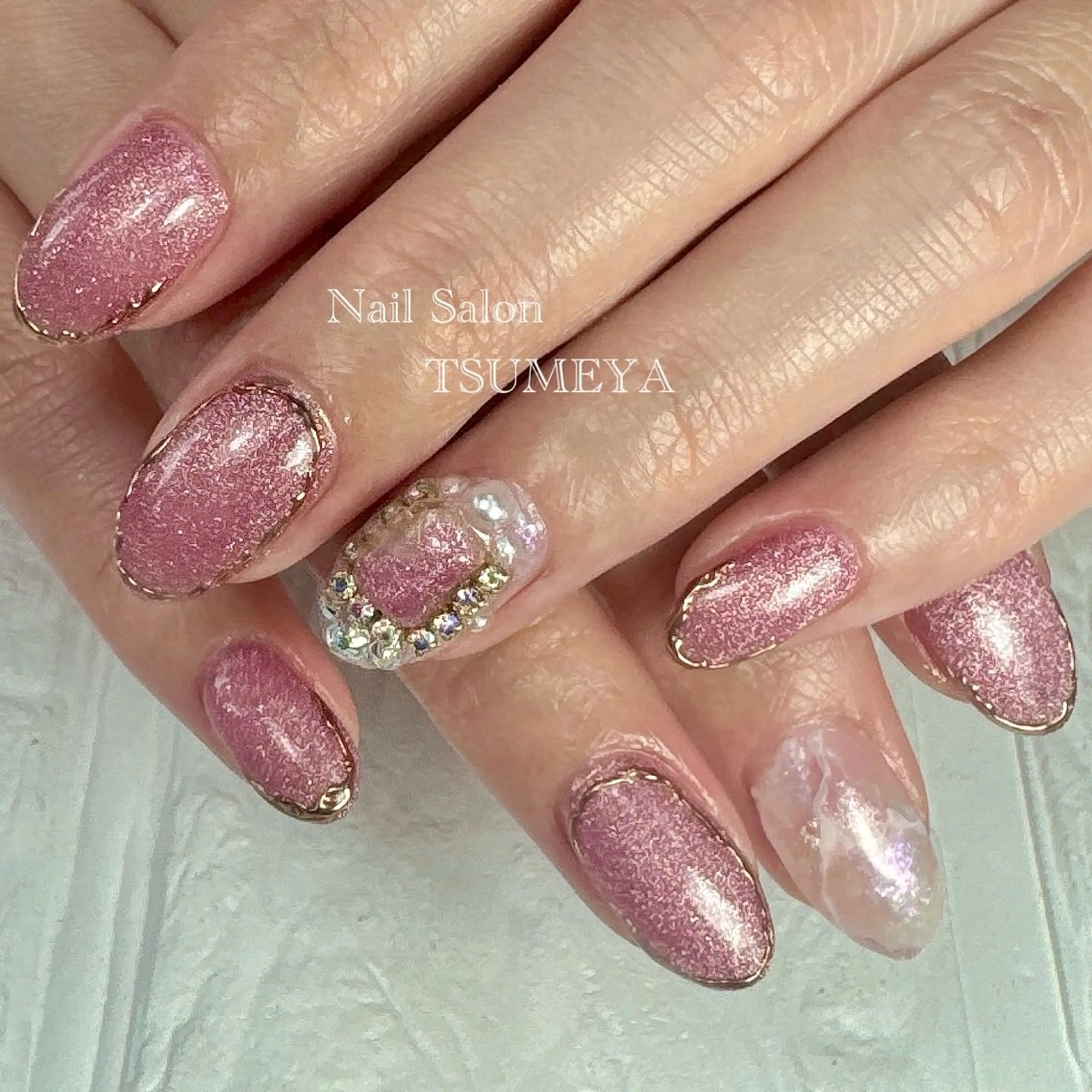 ミディアム TSUMEYA KONのネイルデザイン