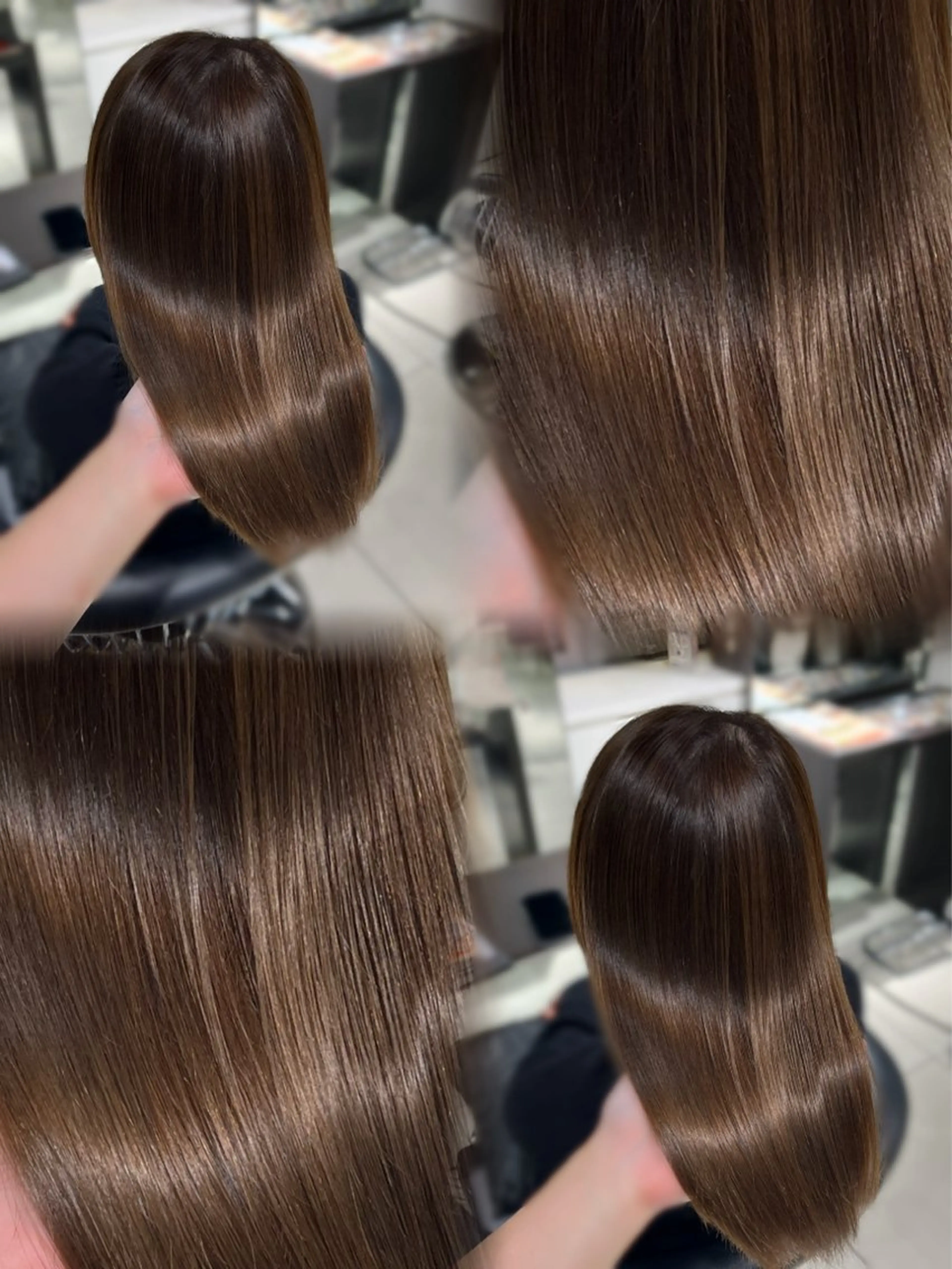 ロング ヘアカラー レイヤー×艶髪🤎. 𝜗𝜚hitomiのヘアスタイル