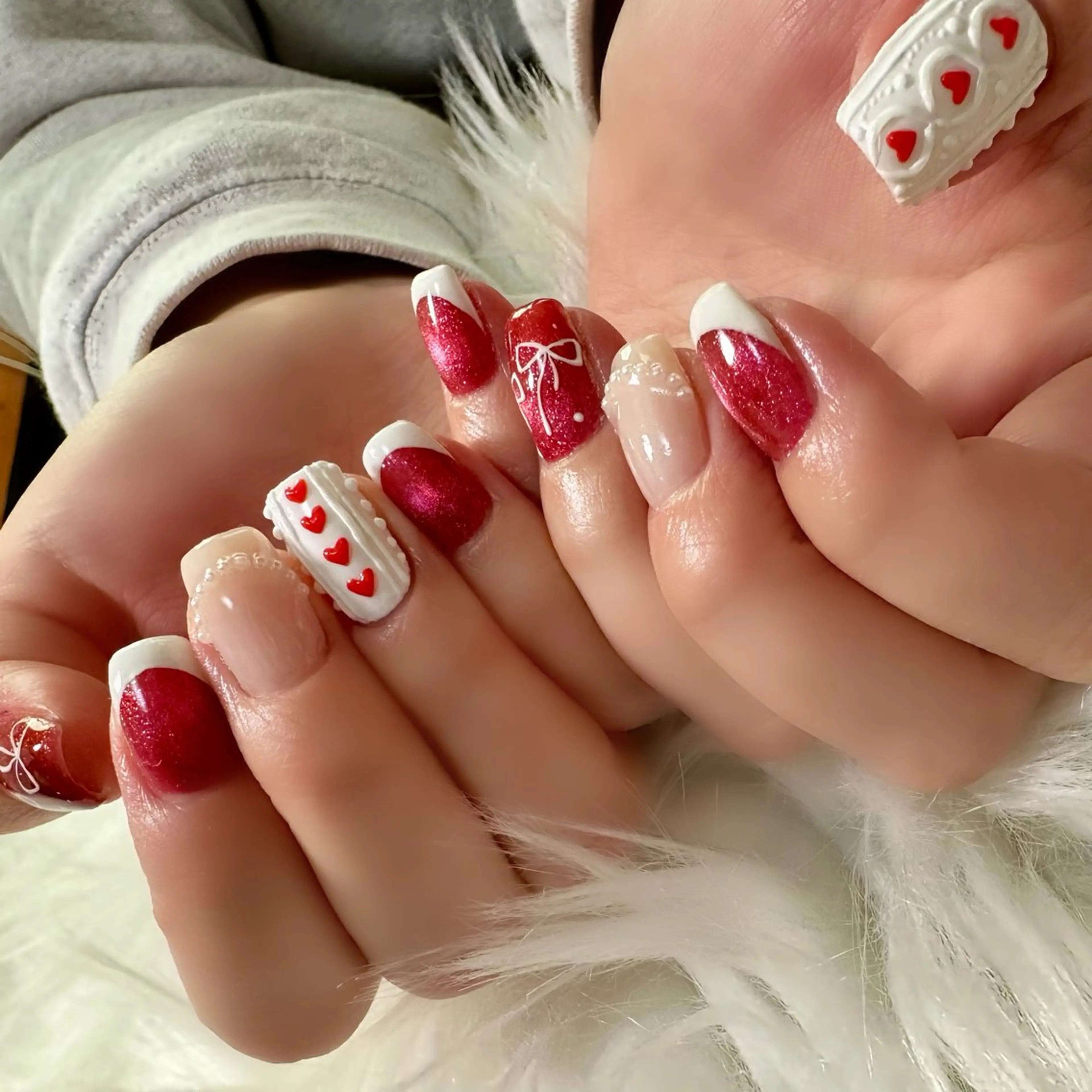 ネイル バレンタイン Oshiiro nailのネイルデザイン