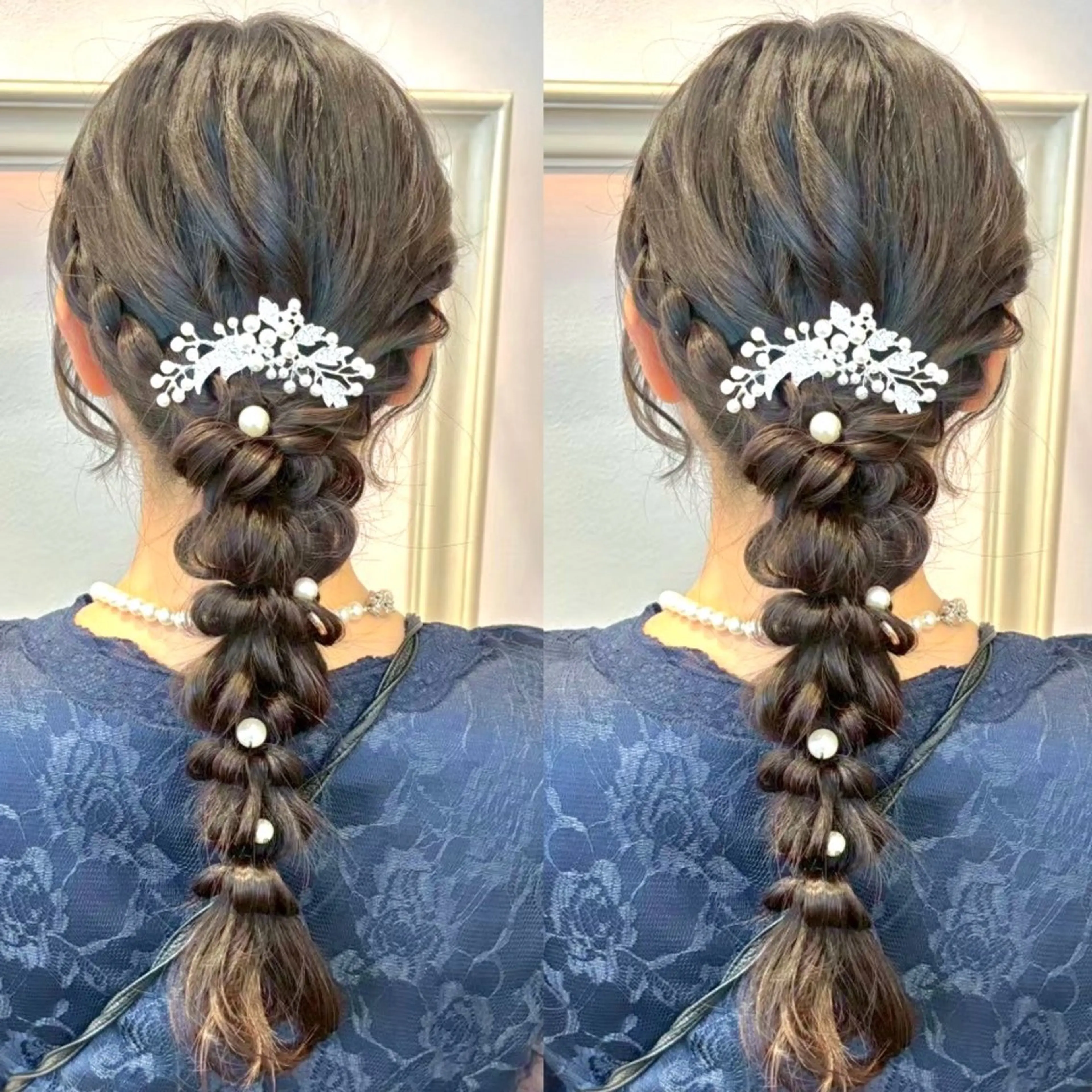 ロング ヘアアレンジ ヘアセット ヘアメ🎀推しカラー 🥣横浜/しほ🧸のヘアスタイル