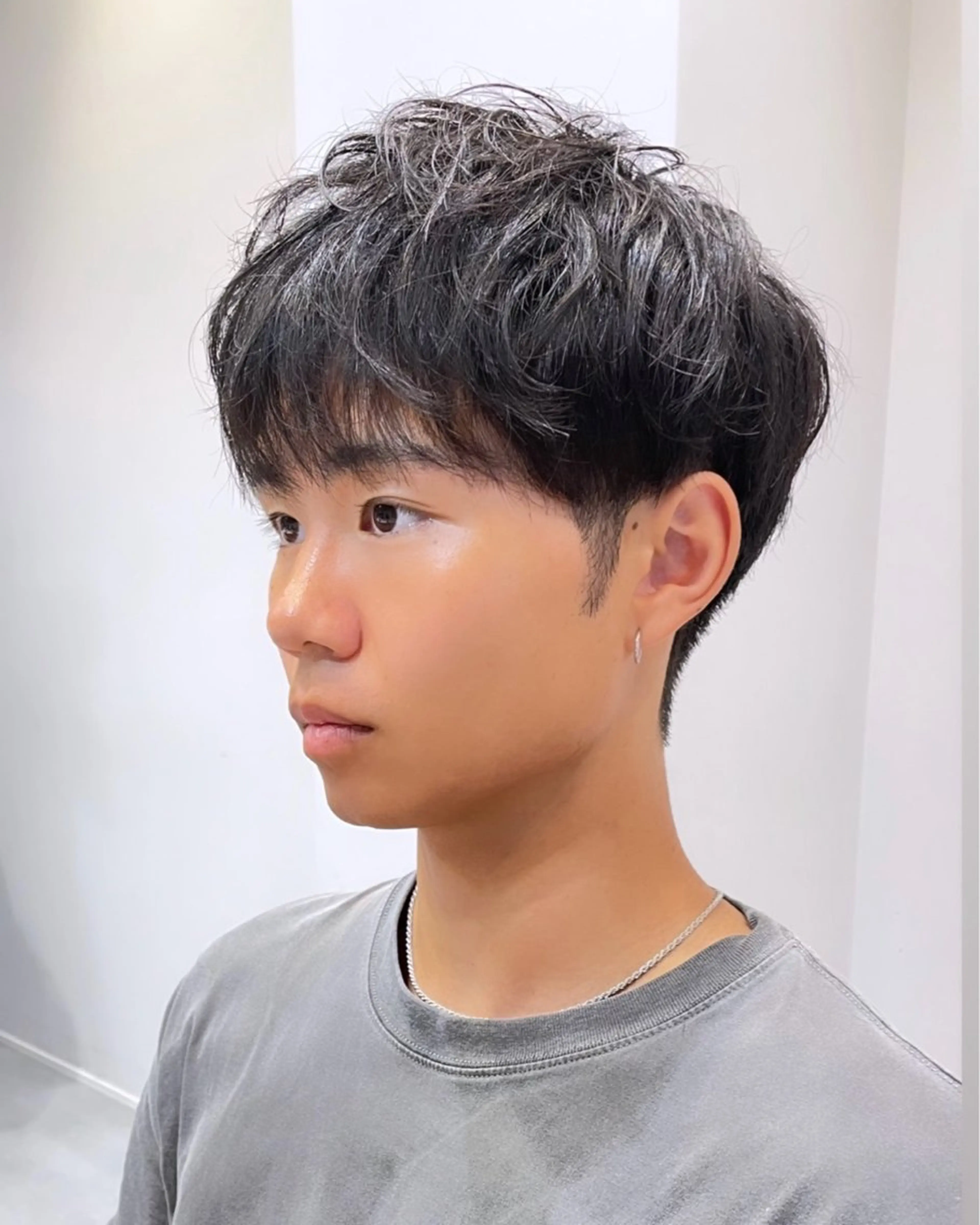 ショート メンズ calna by ELMO 上ノ井のヘアスタイル